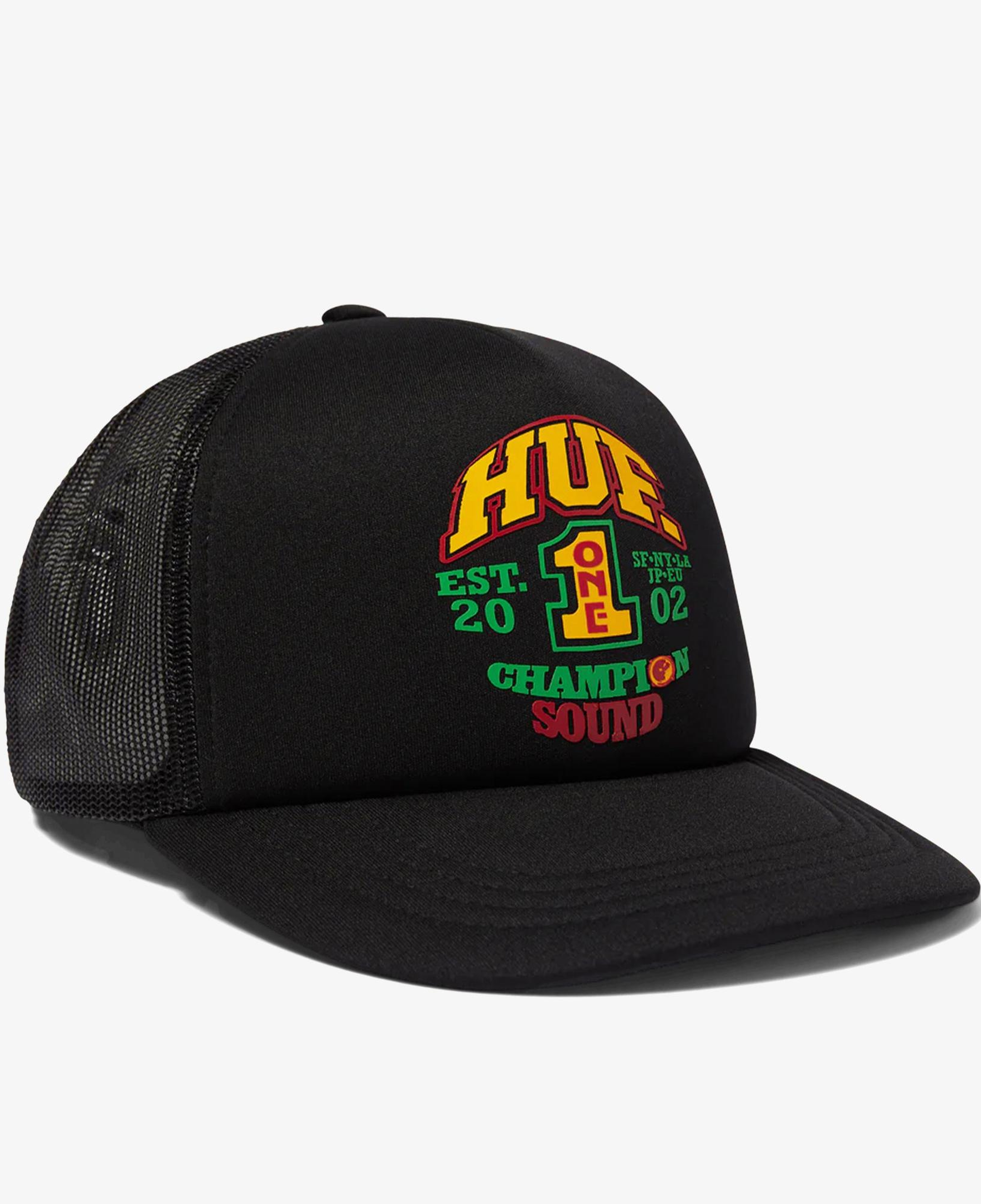 Huf Champion Sound Trucker Erkek Siyah Şapka
