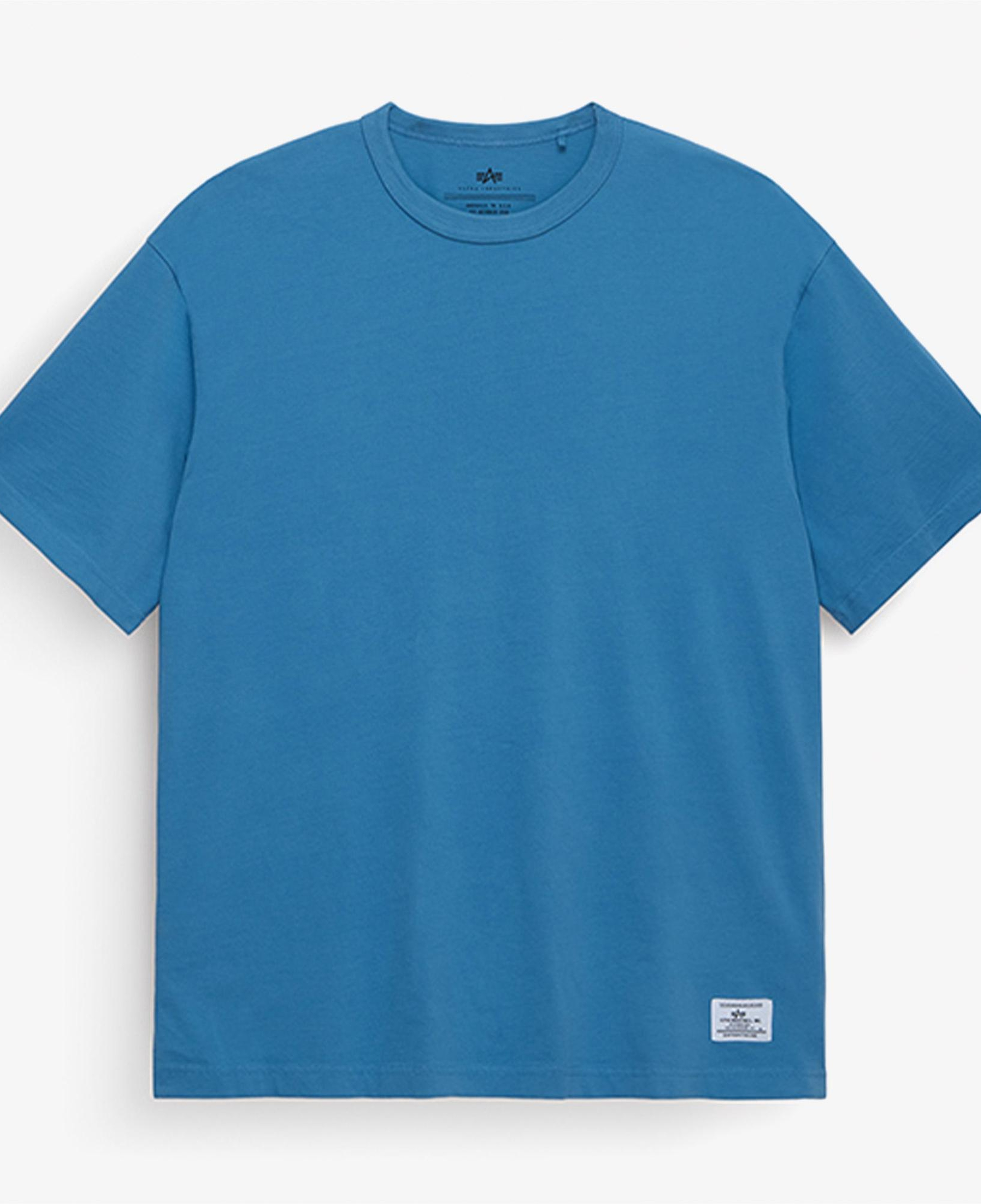 Alpha Industries Essential Erkek Mavi T-Shirt