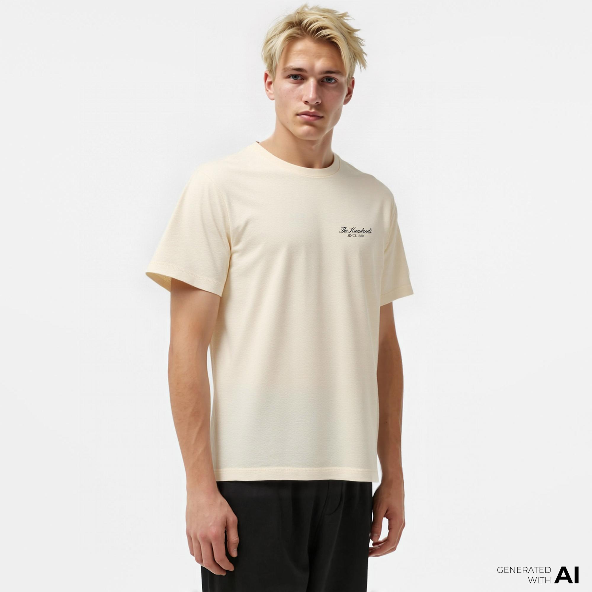 The Hundreds End Of The Beginning Erkek Beyaz T-Shirt