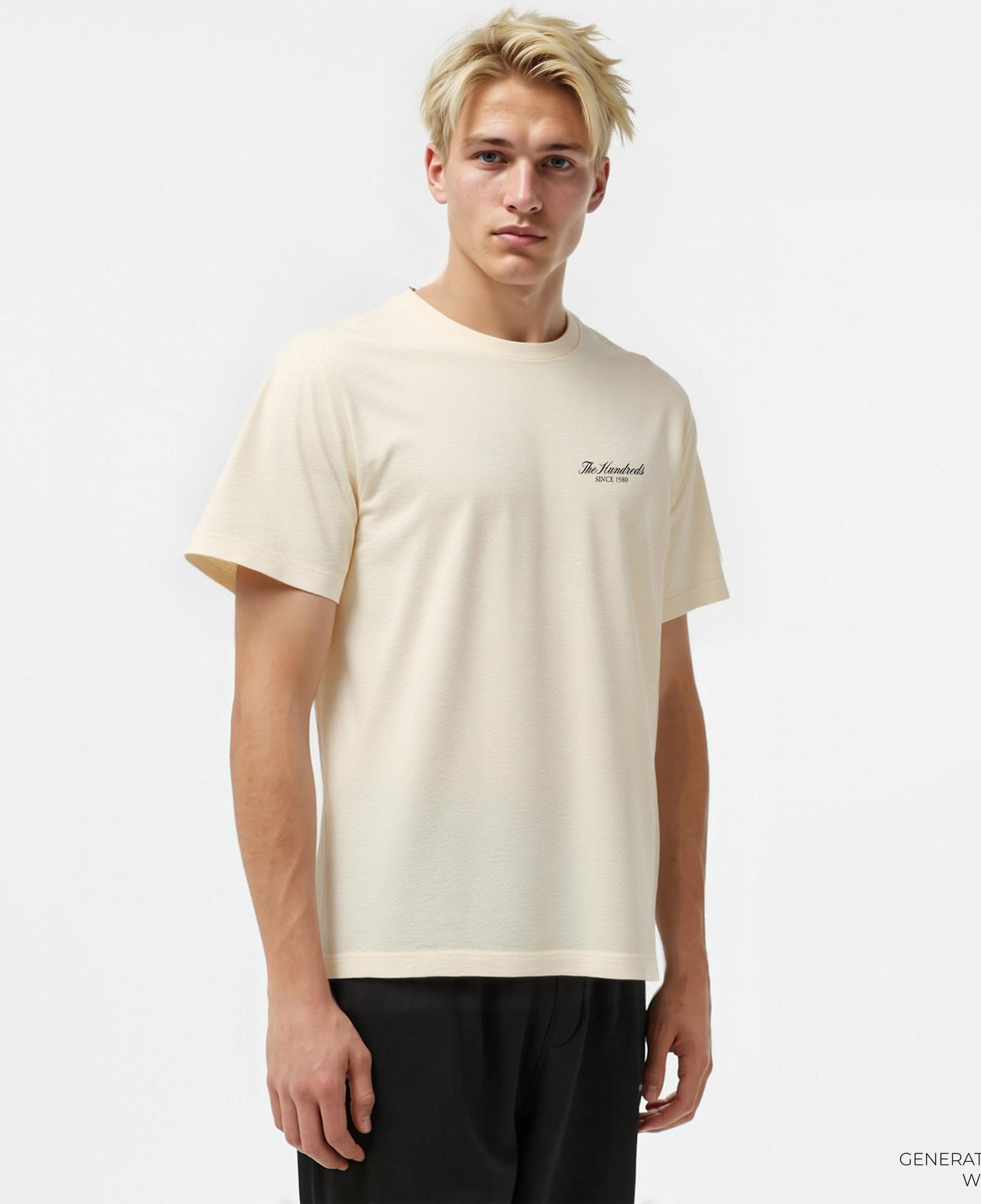 The Hundreds End Of The Beginning Erkek Beyaz T-Shirt