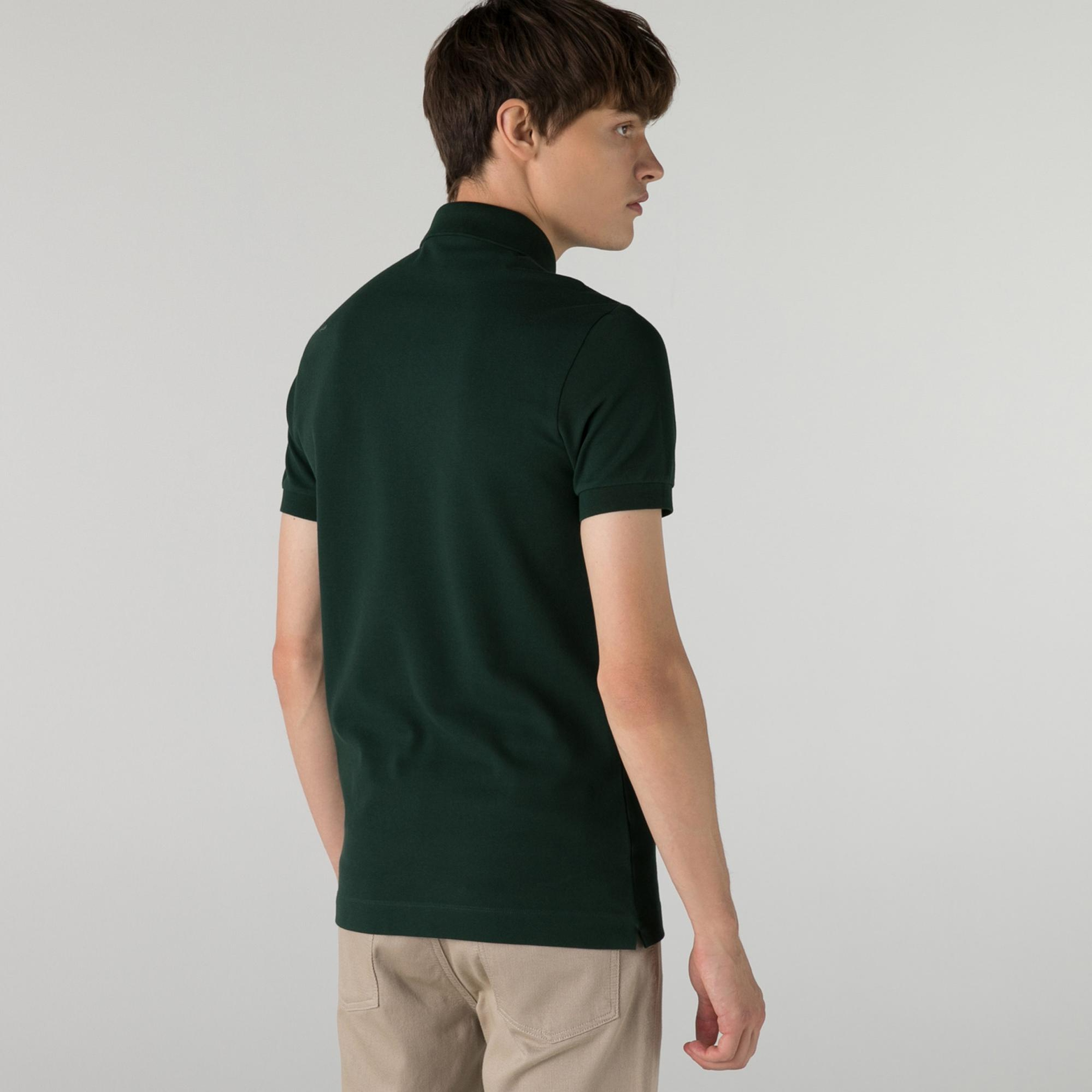 Lacoste Paris Erkek Regular Fit Koyu Yeşil Polo