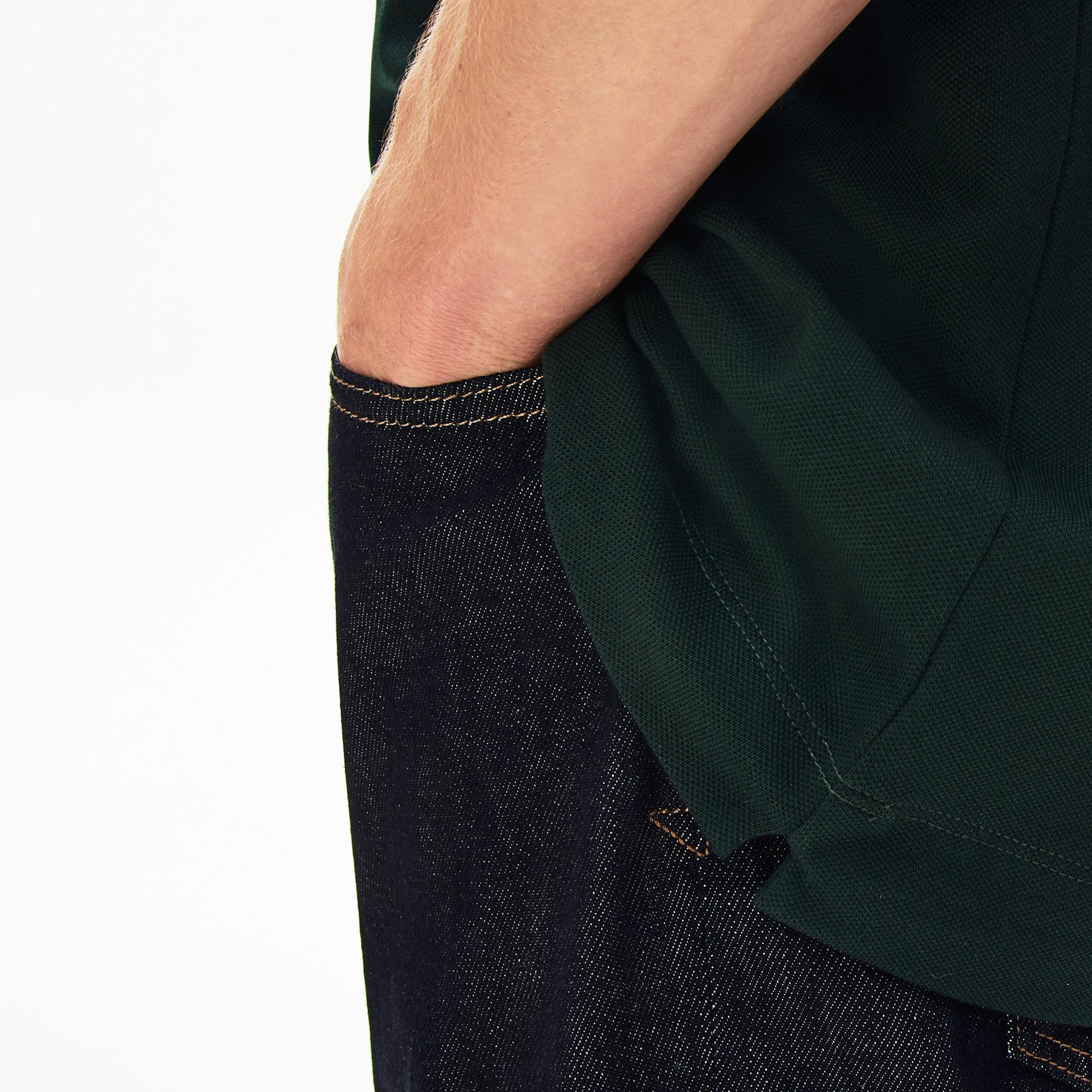 Lacoste Paris Erkek Regular Fit Koyu Yeşil Polo