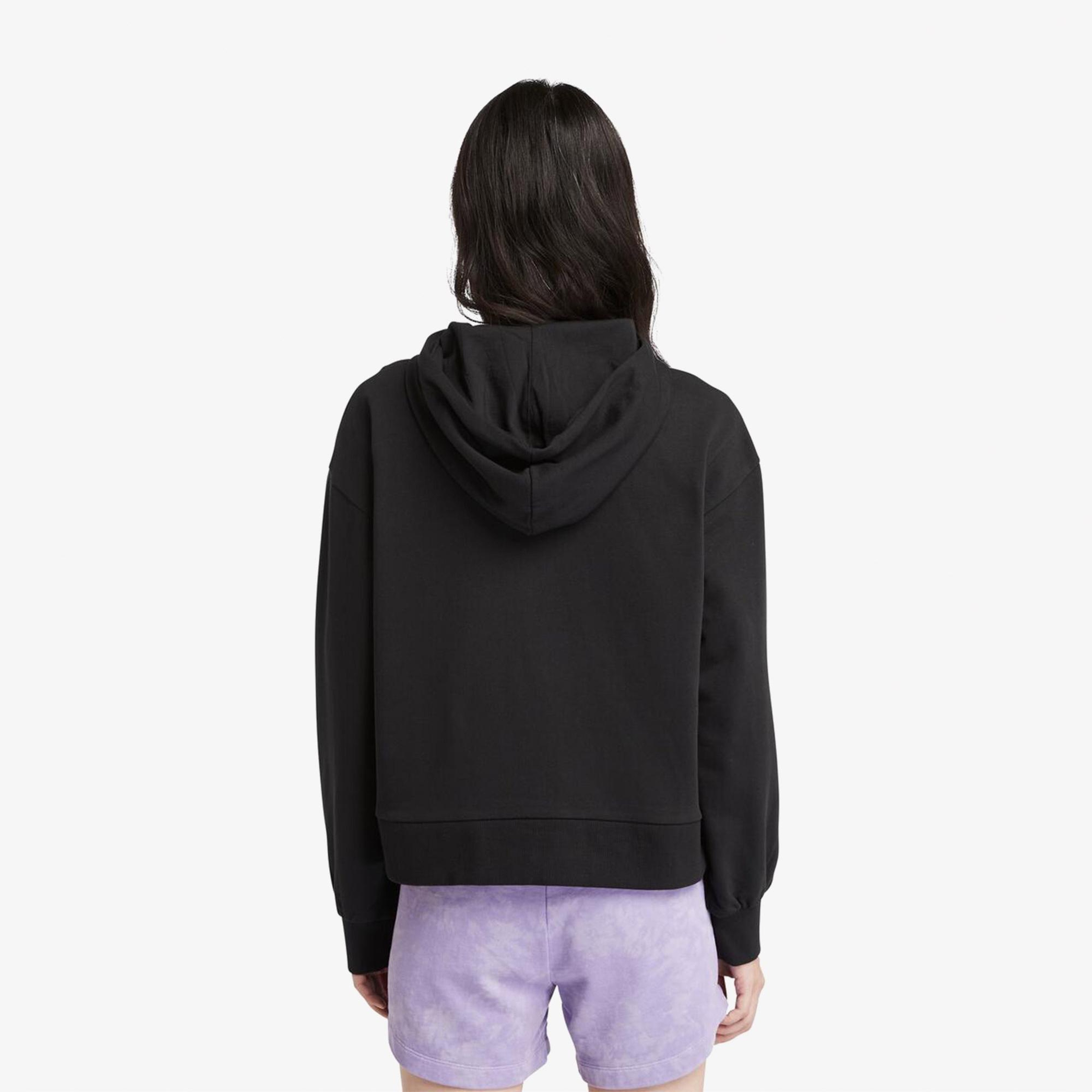 Timberland Kadın Loopback Siyah Kapüşonlu Üst