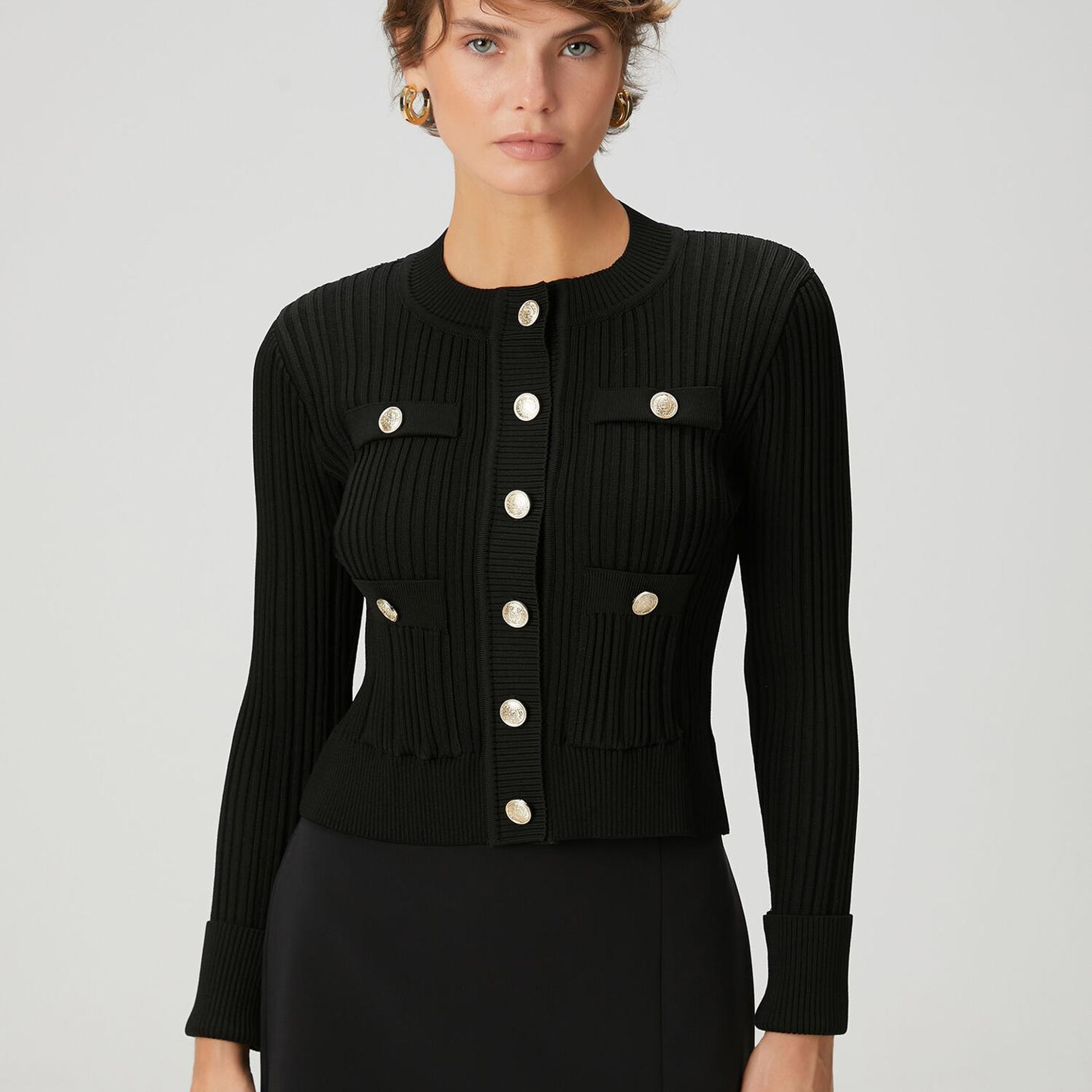 Beymen Club Kadın Siyah Triko Ceket