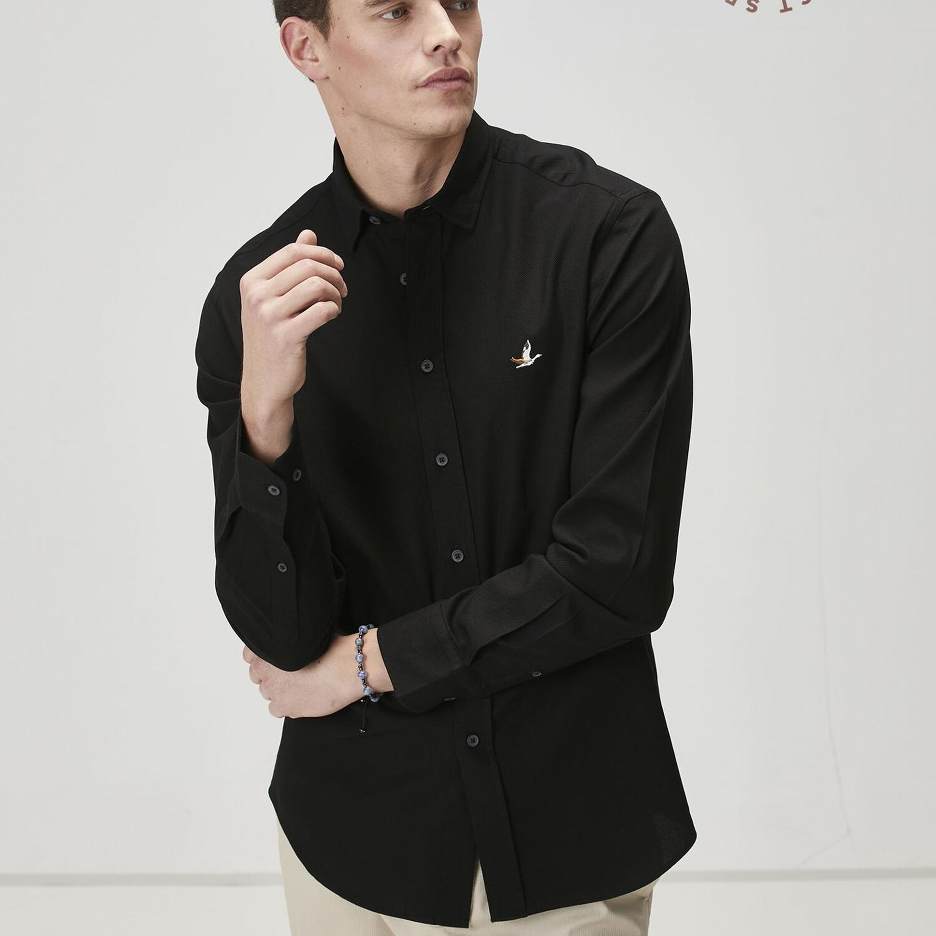 Beymen Club Erkek Comfort Fit Siyah Gömlek