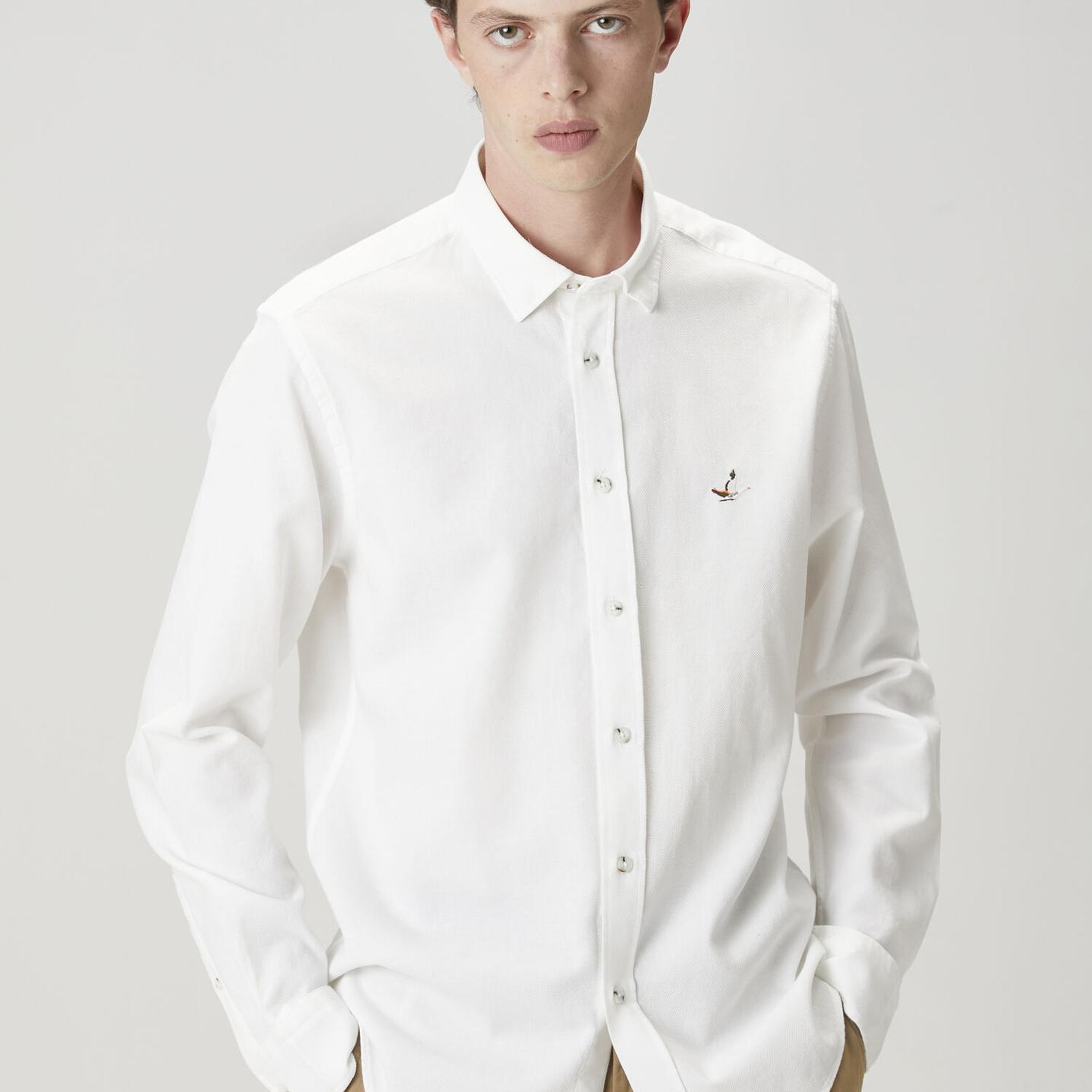 Beymen Club Erkek Comfort Fit Beyaz Gömlek