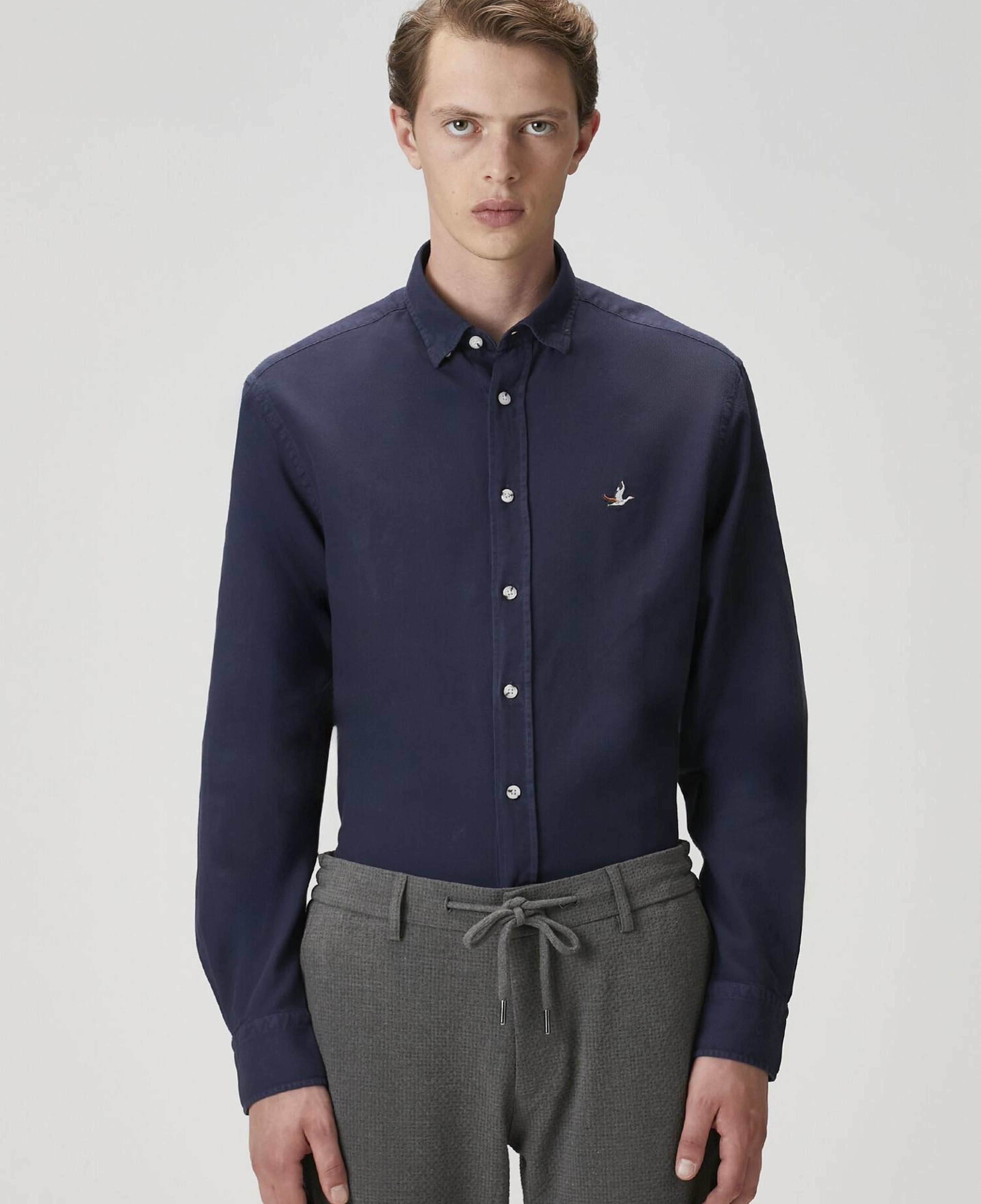 Beymen Club Erkek Comfort Fit Lacivert Gömlek