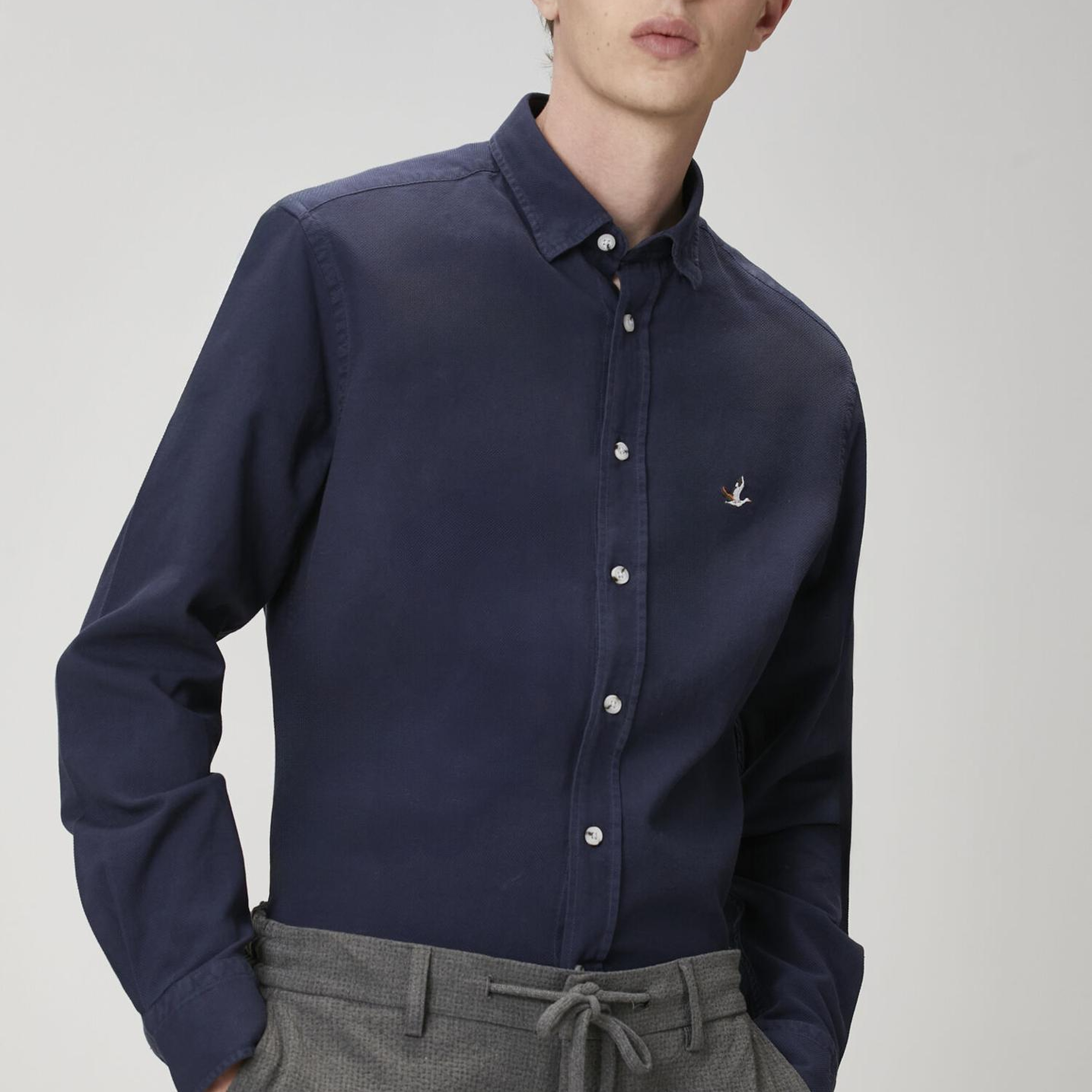 Beymen Club Erkek Comfort Fit Lacivert Gömlek