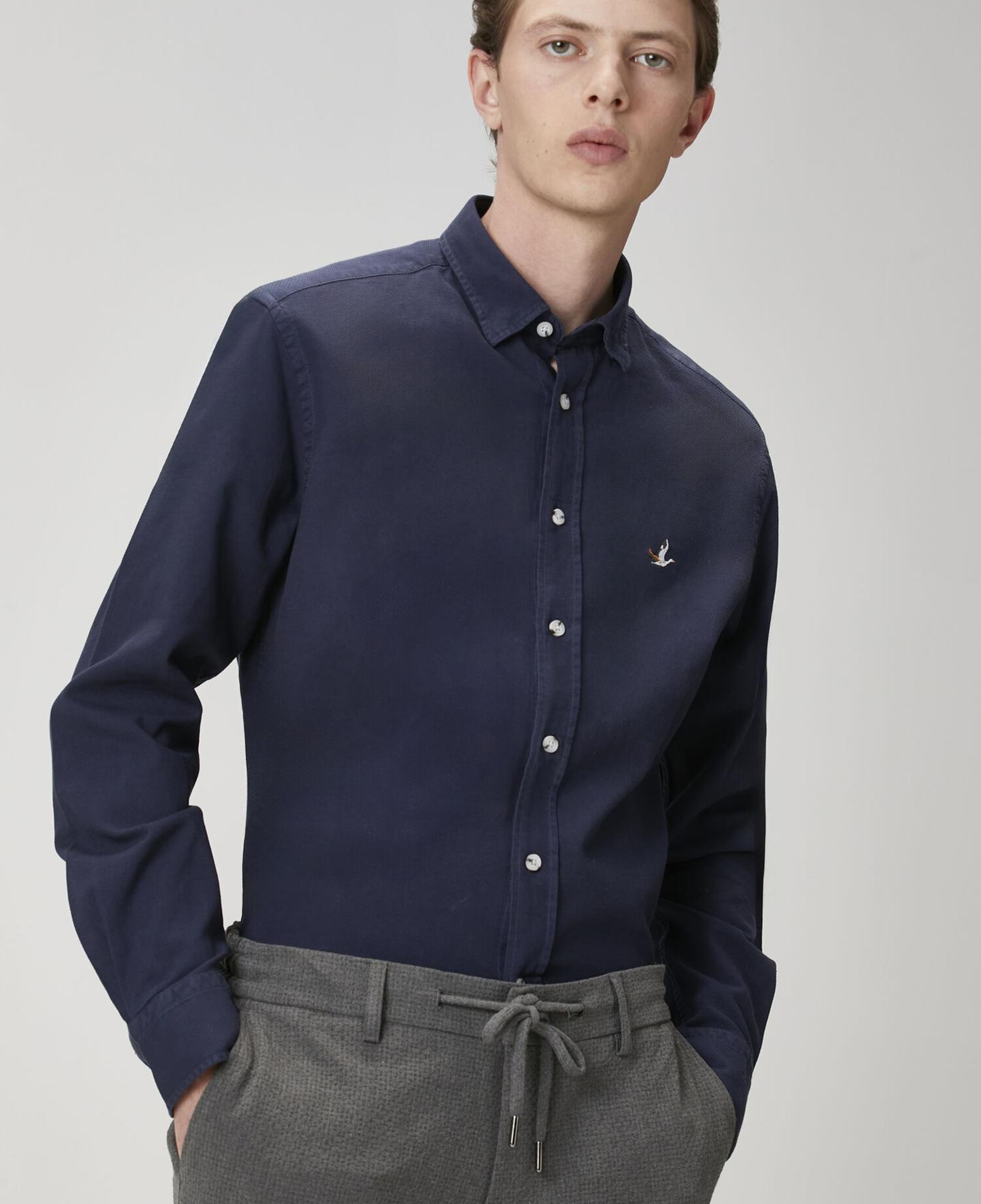 Beymen Club Erkek Comfort Fit Lacivert Gömlek