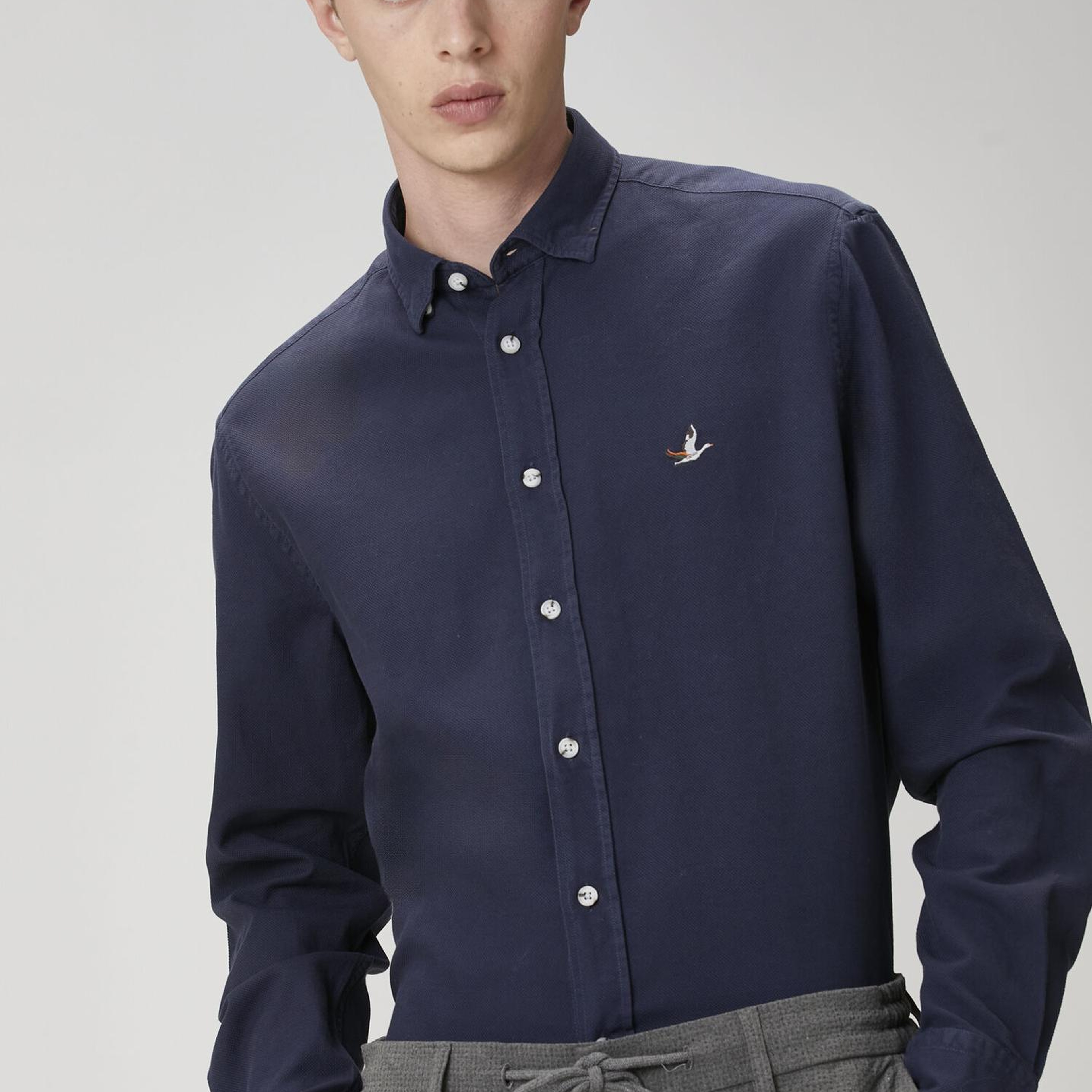 Beymen Club Erkek Comfort Fit Lacivert Gömlek