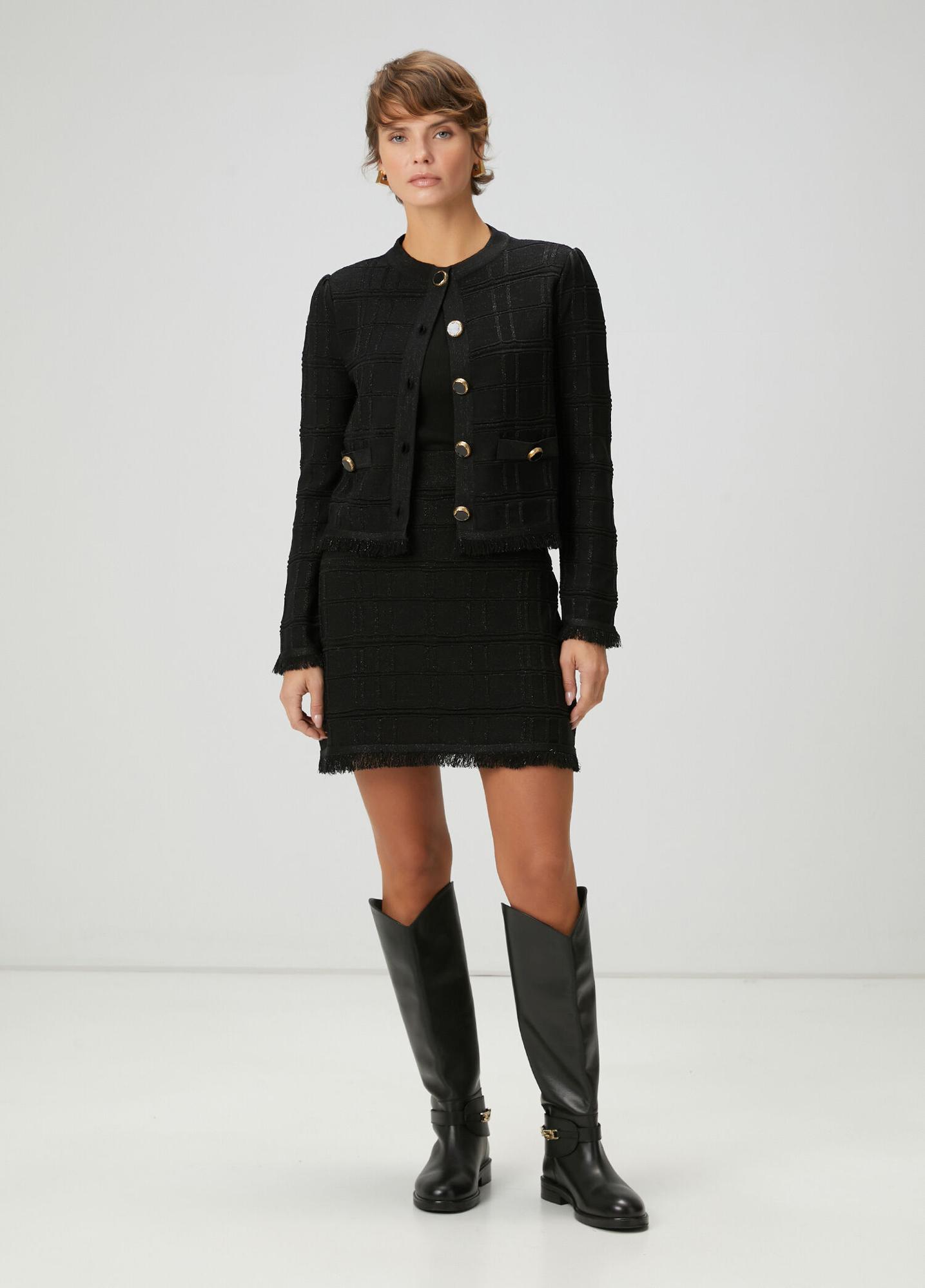 Beymen Club Kadın Siyah Simli Hırka