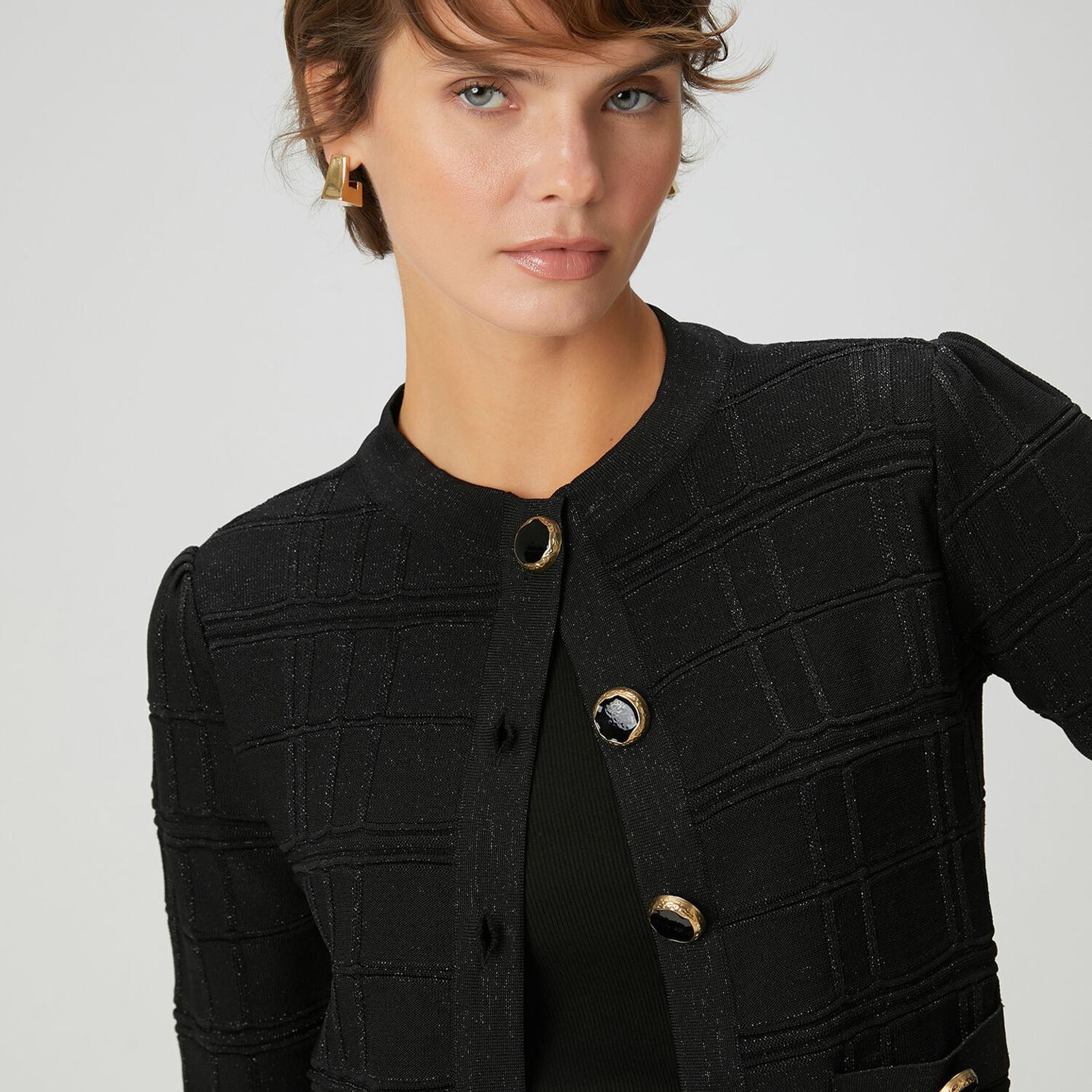 Beymen Club Kadın Siyah Simli Hırka