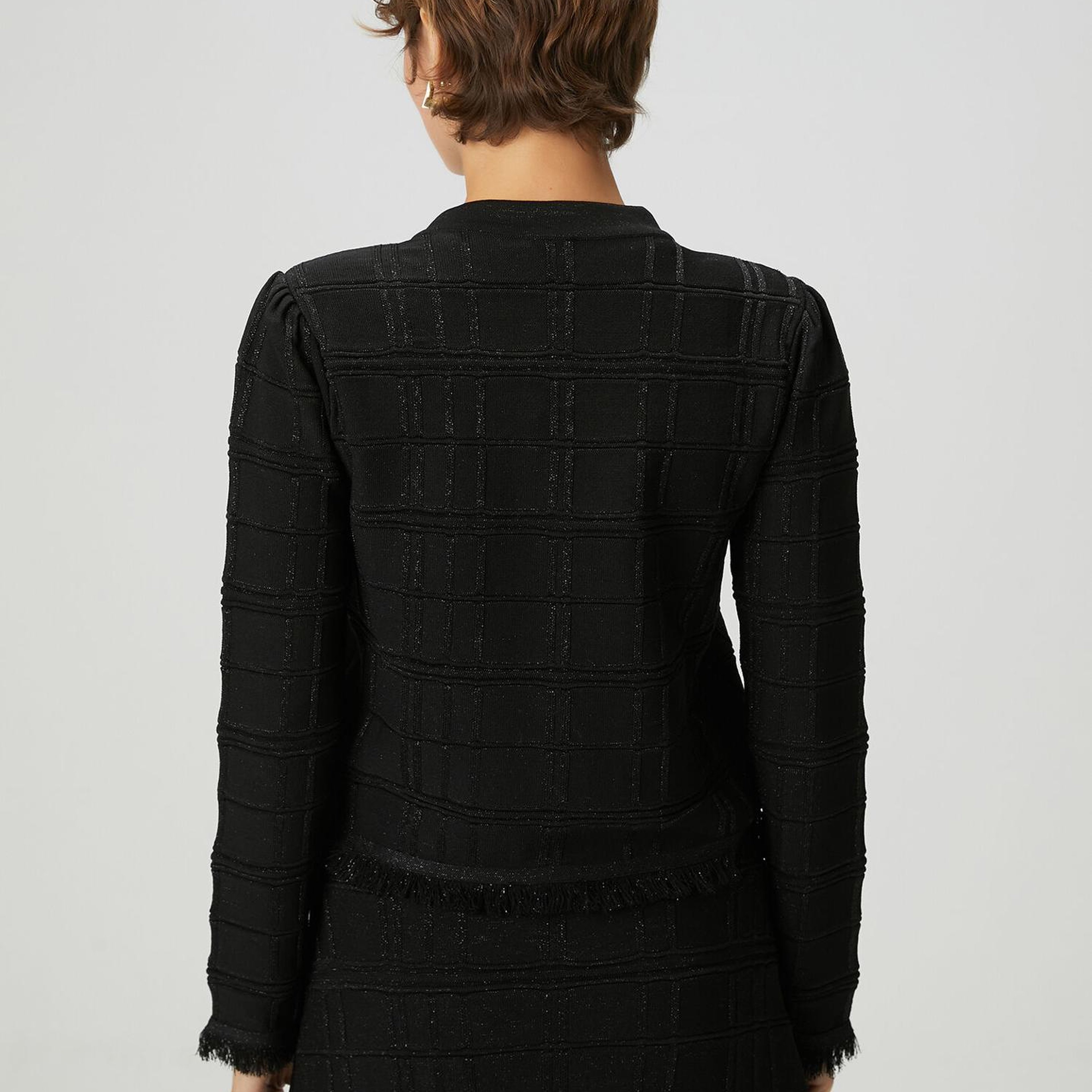 Beymen Club Kadın Siyah Simli Hırka