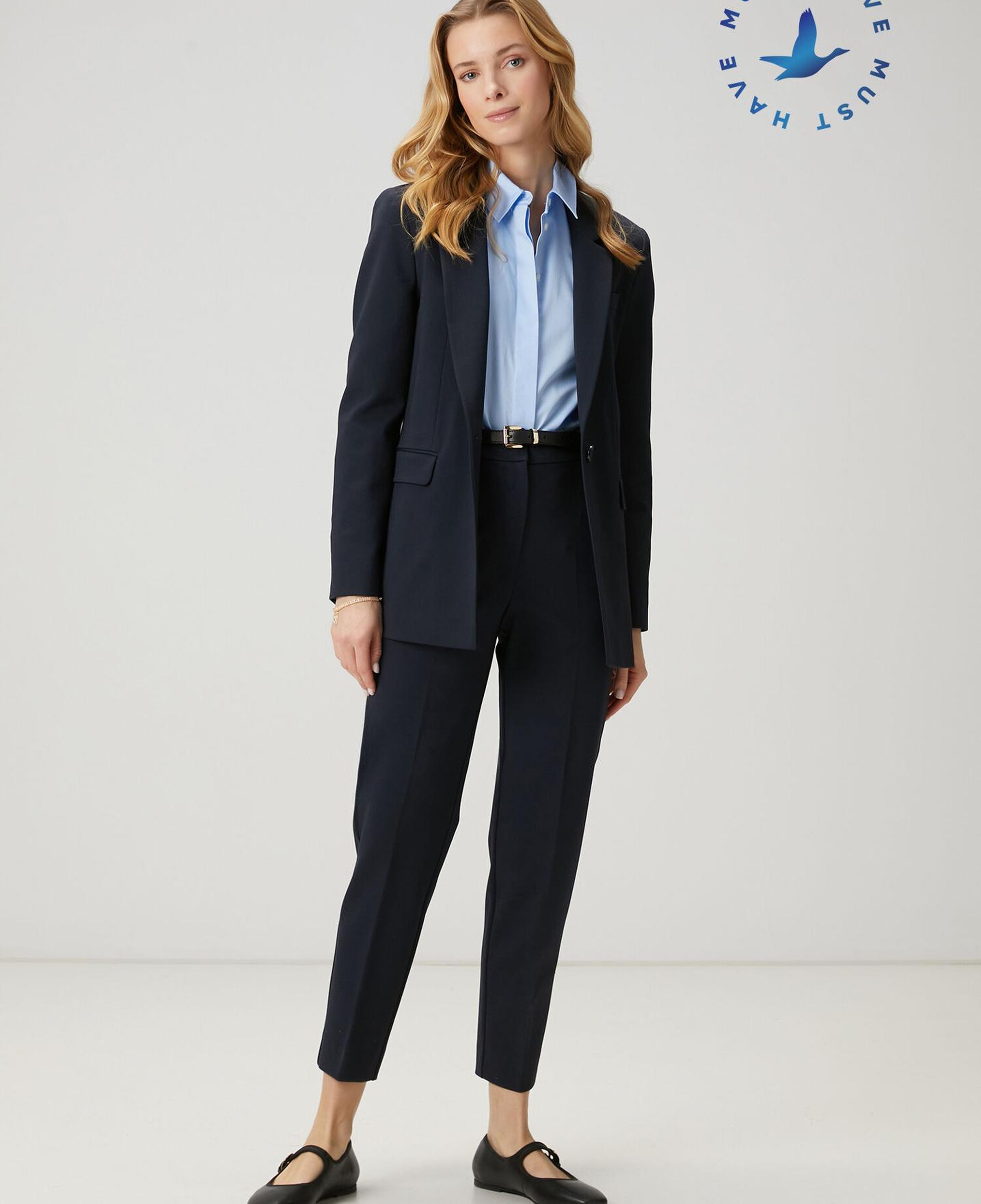 Beymen Club Kadın Lacivert Cigarette Pantolon