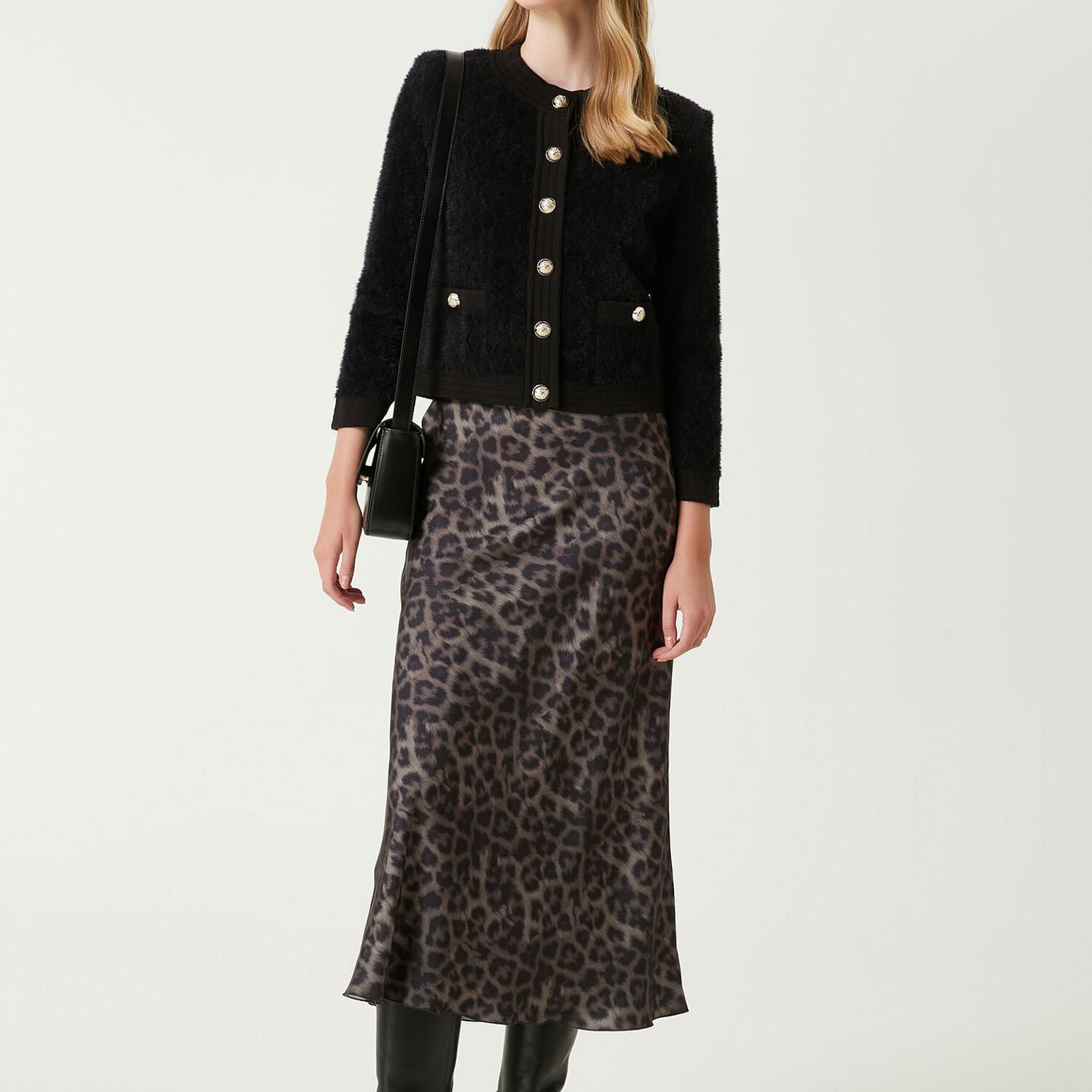 Beymen Club Kadın Siyah Tüylü Hırka