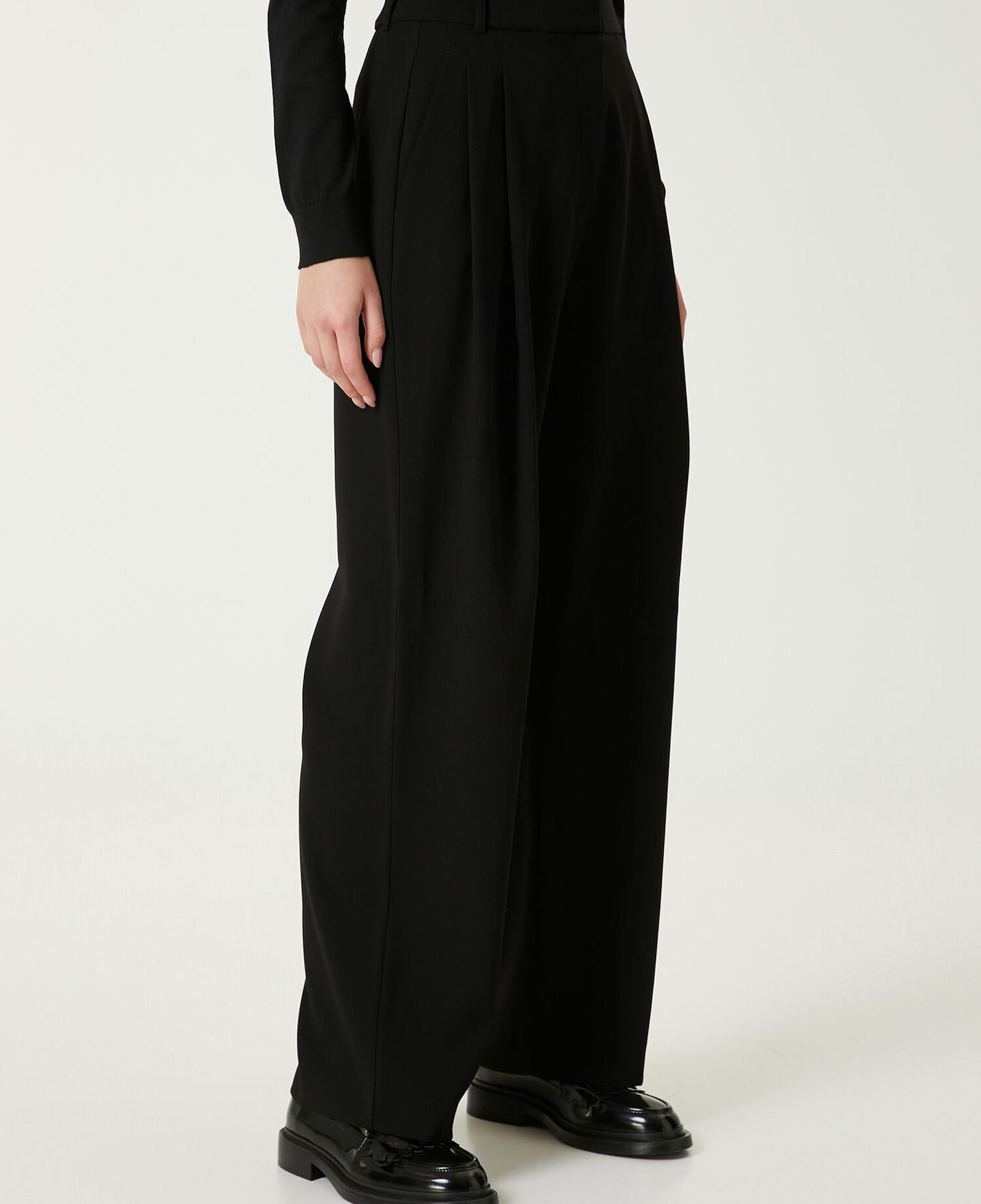 Beymen Club Kadın Siyah Krep Palazzo Pantolon