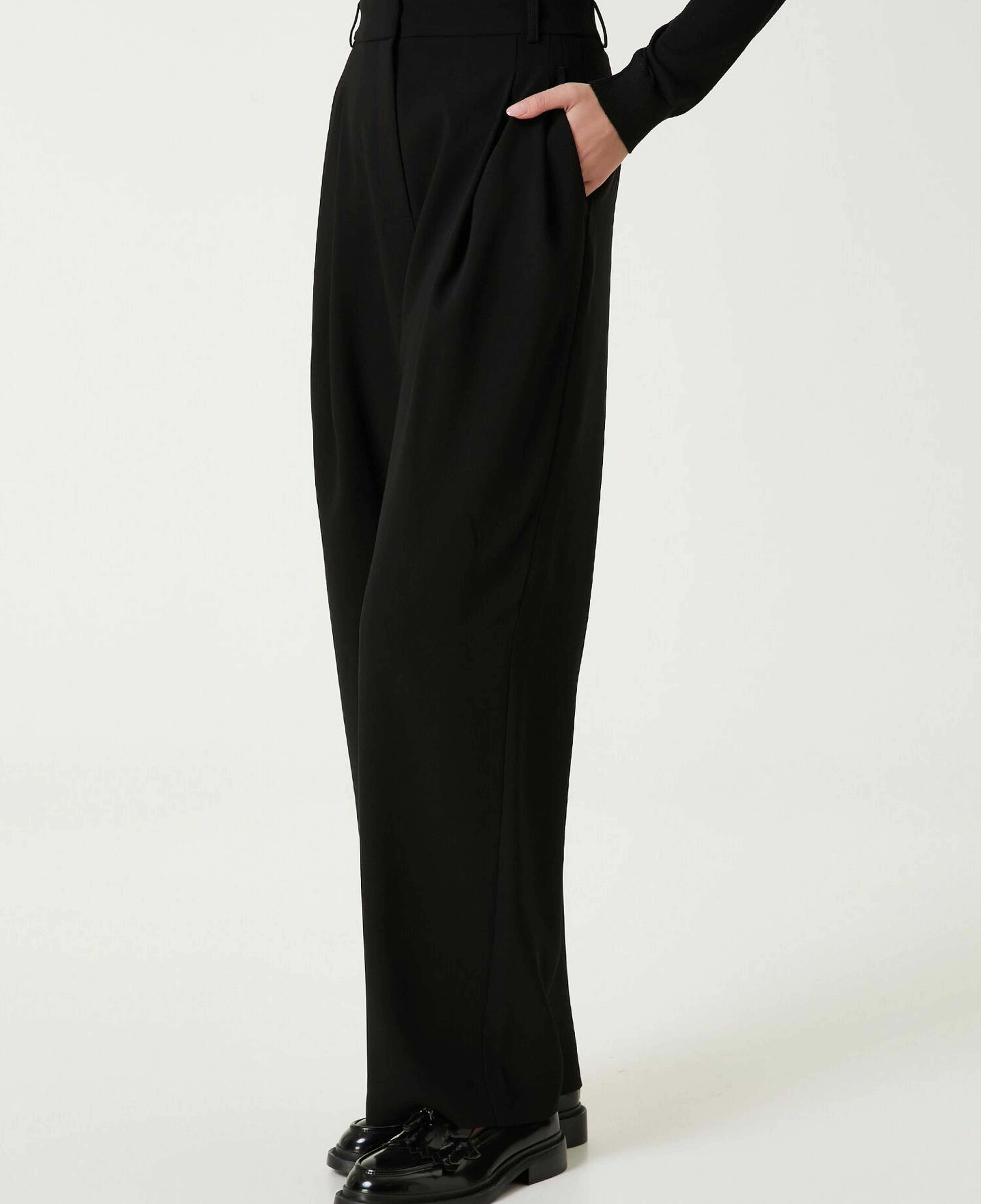 Beymen Club Kadın Siyah Krep Palazzo Pantolon