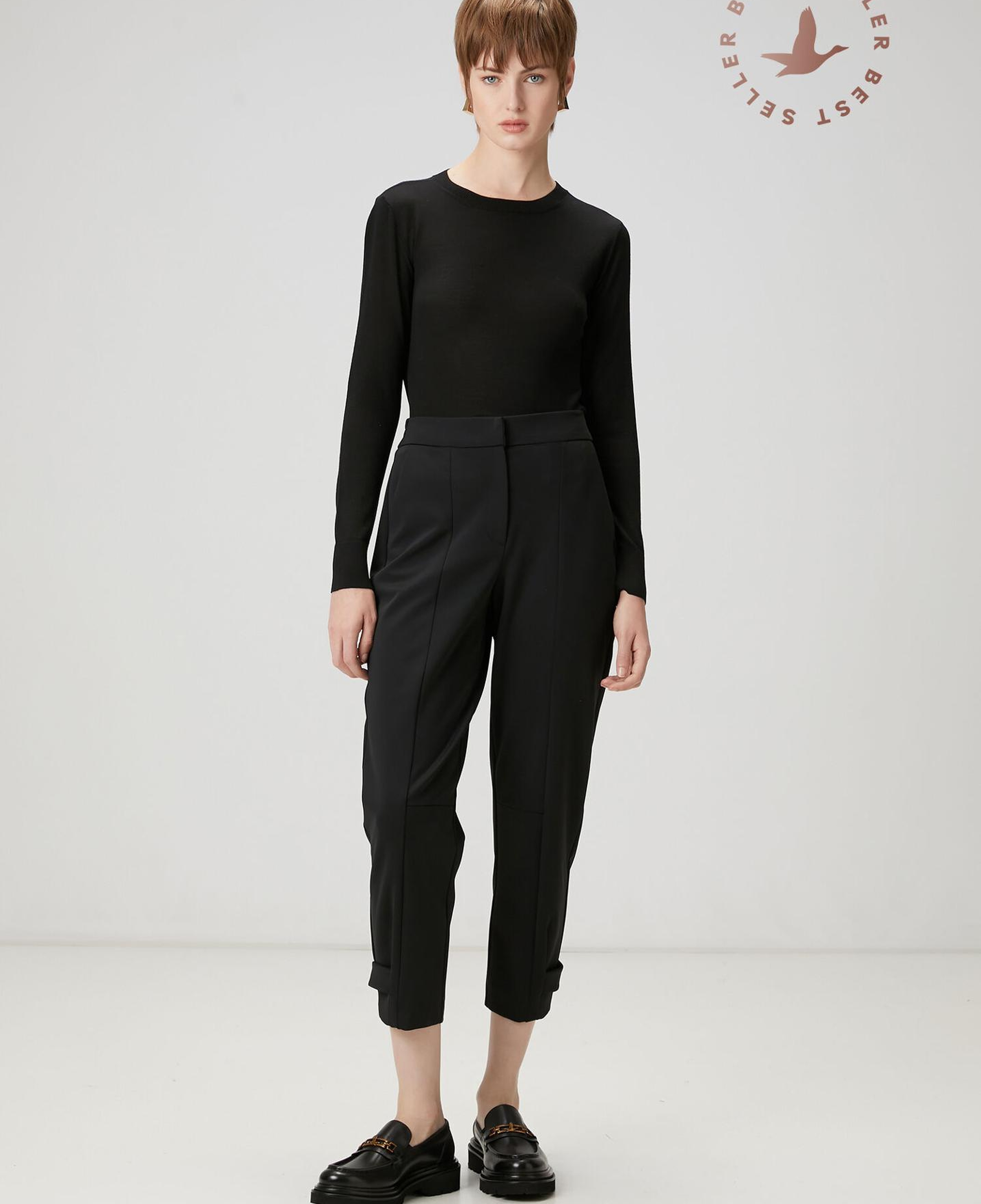 Beymen Club Kadın Siyah Scuba Jogger Pantolon