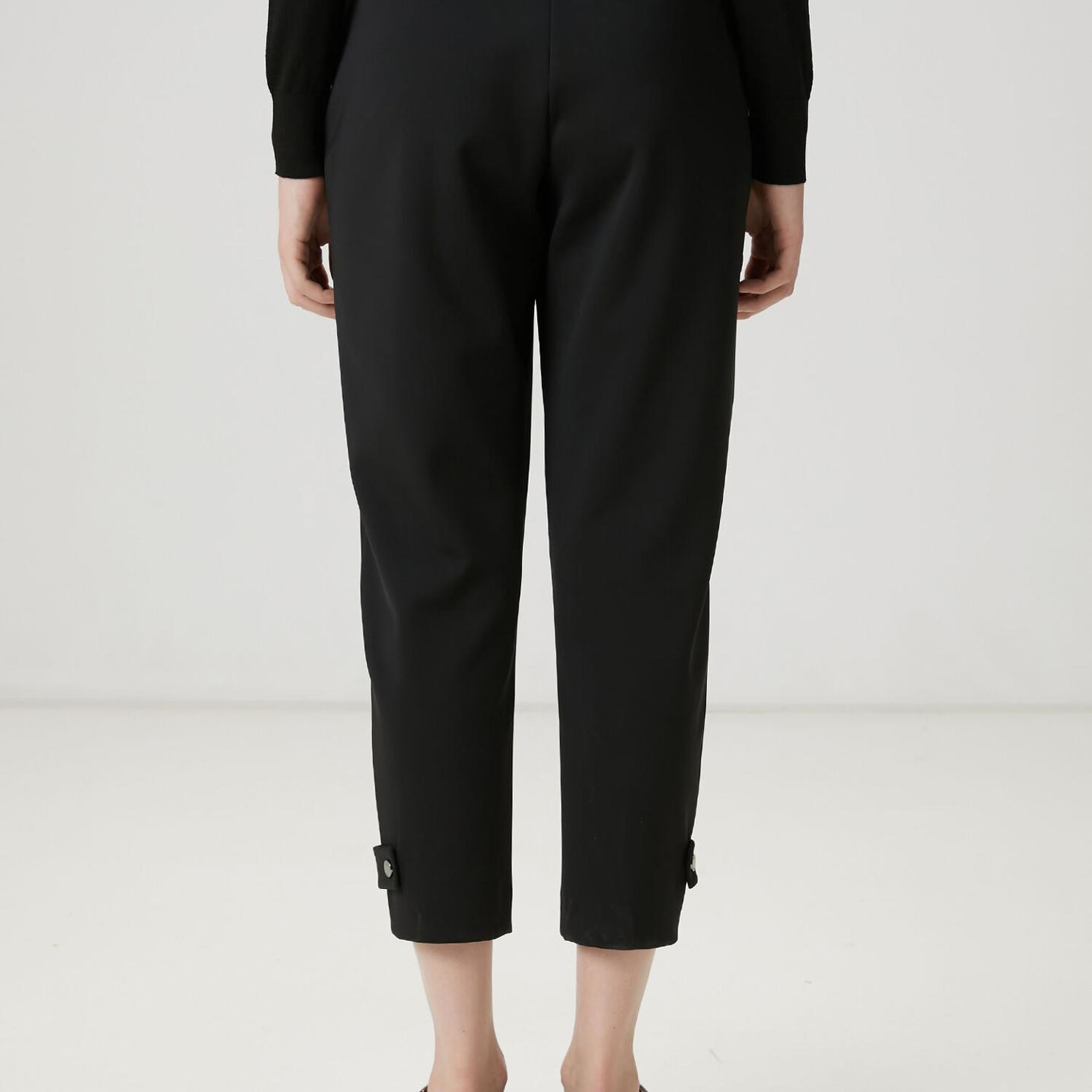 Beymen Club Kadın Siyah Scuba Jogger Pantolon