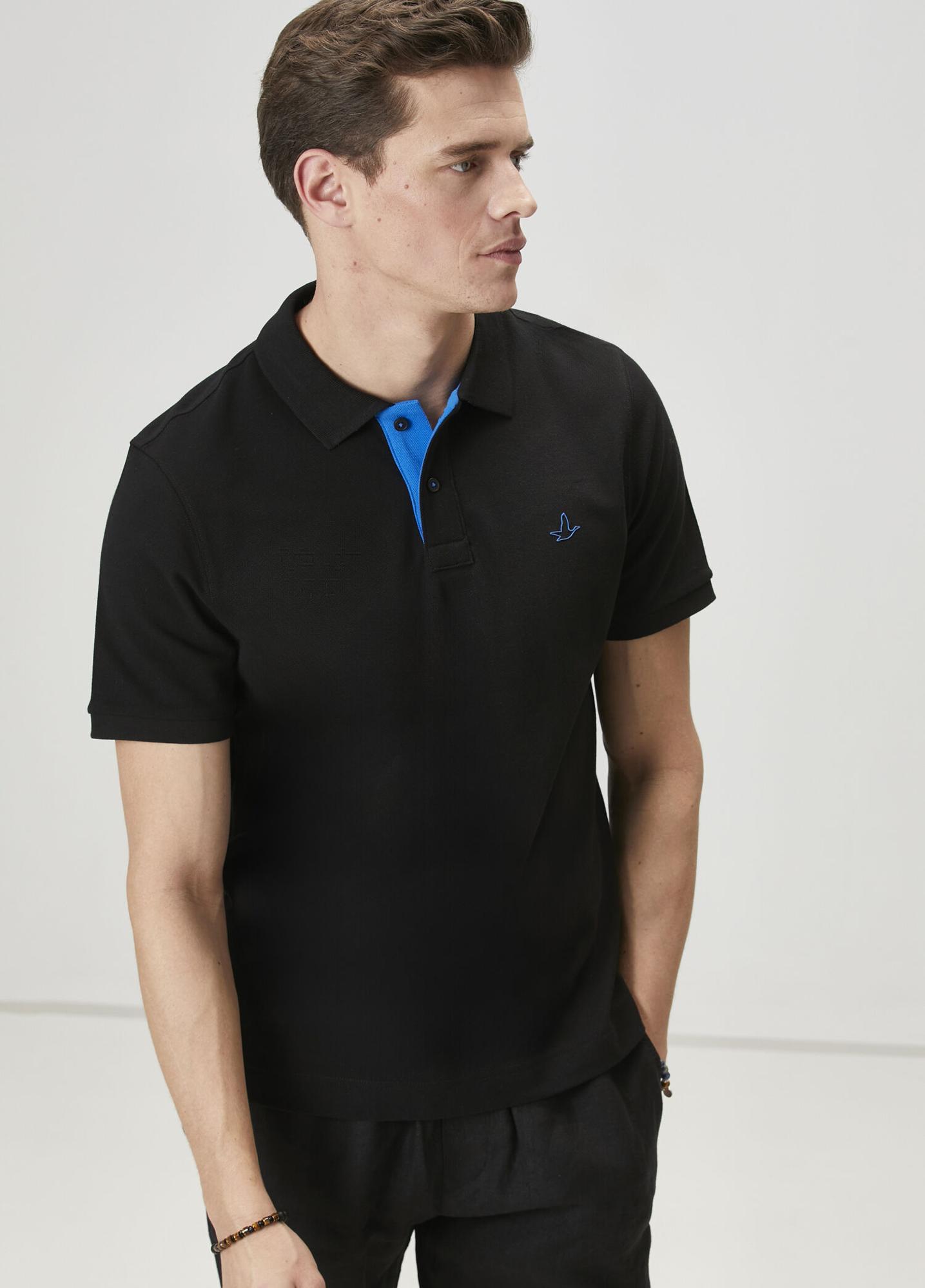 Beymen Club Erkek Comfort Fit Siyah Polo T-shirt