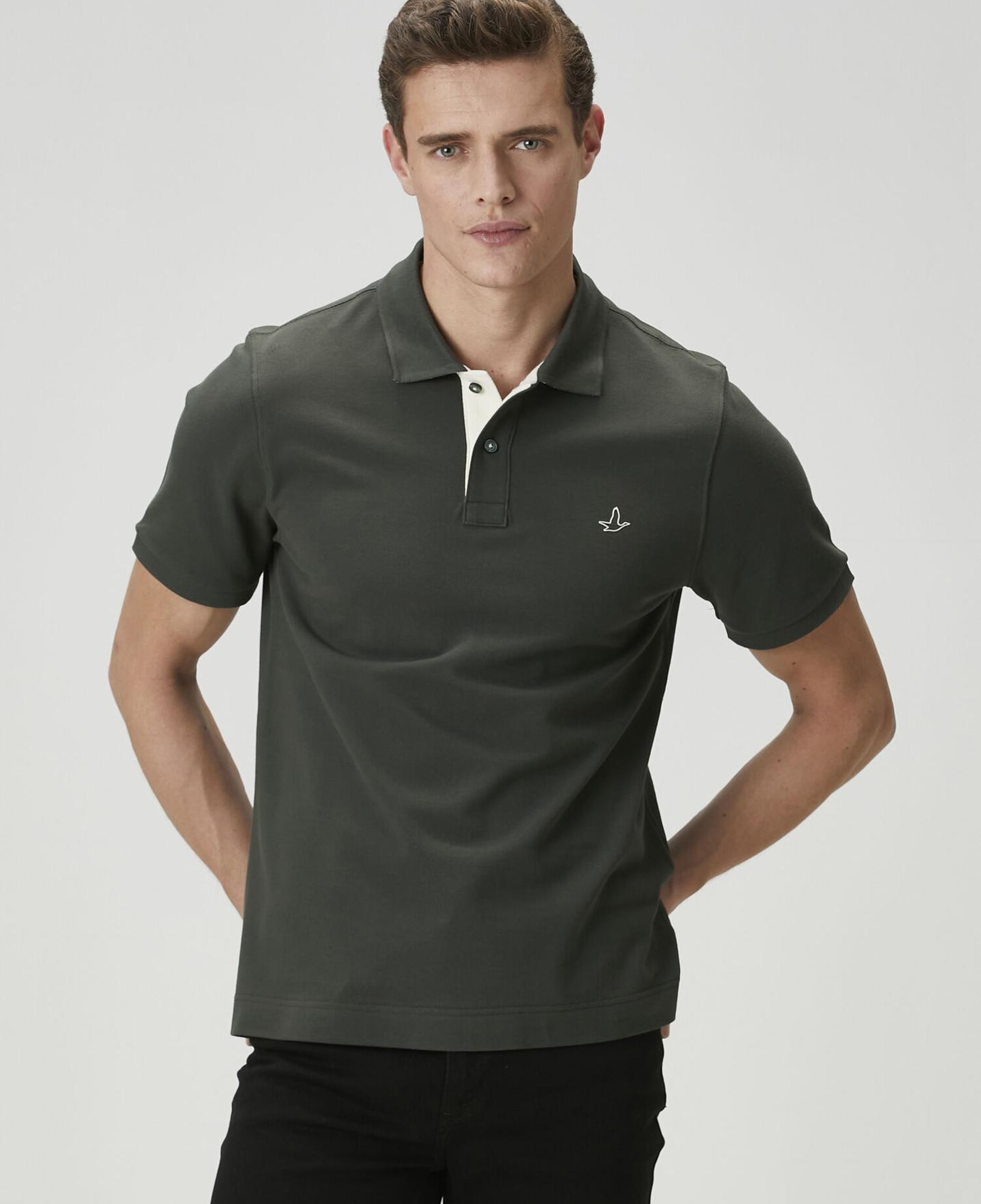 Beymen Club Erkek Comfort Fit Haki Polo T-shirt