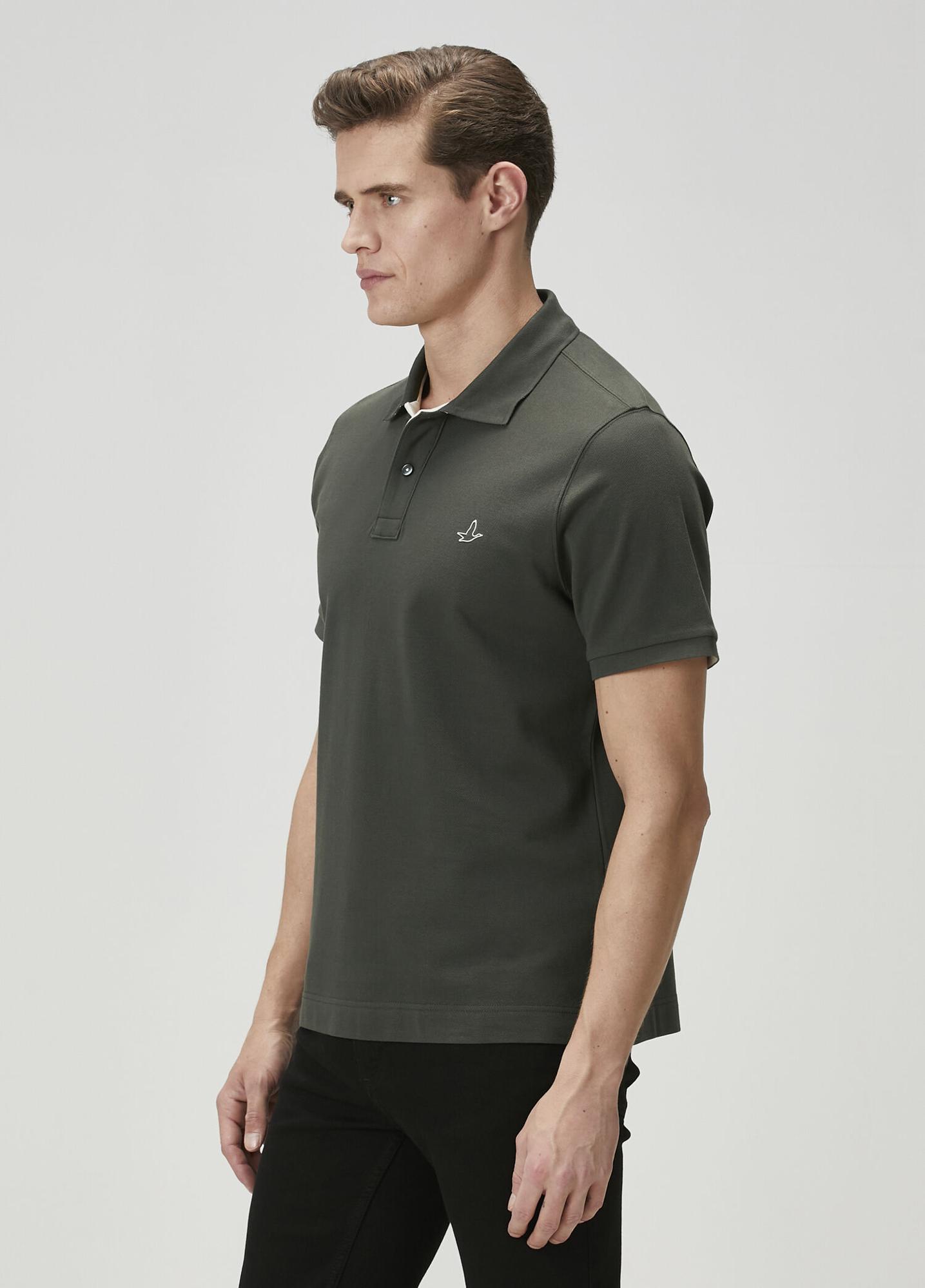 Beymen Club Erkek Comfort Fit Haki Polo T-shirt