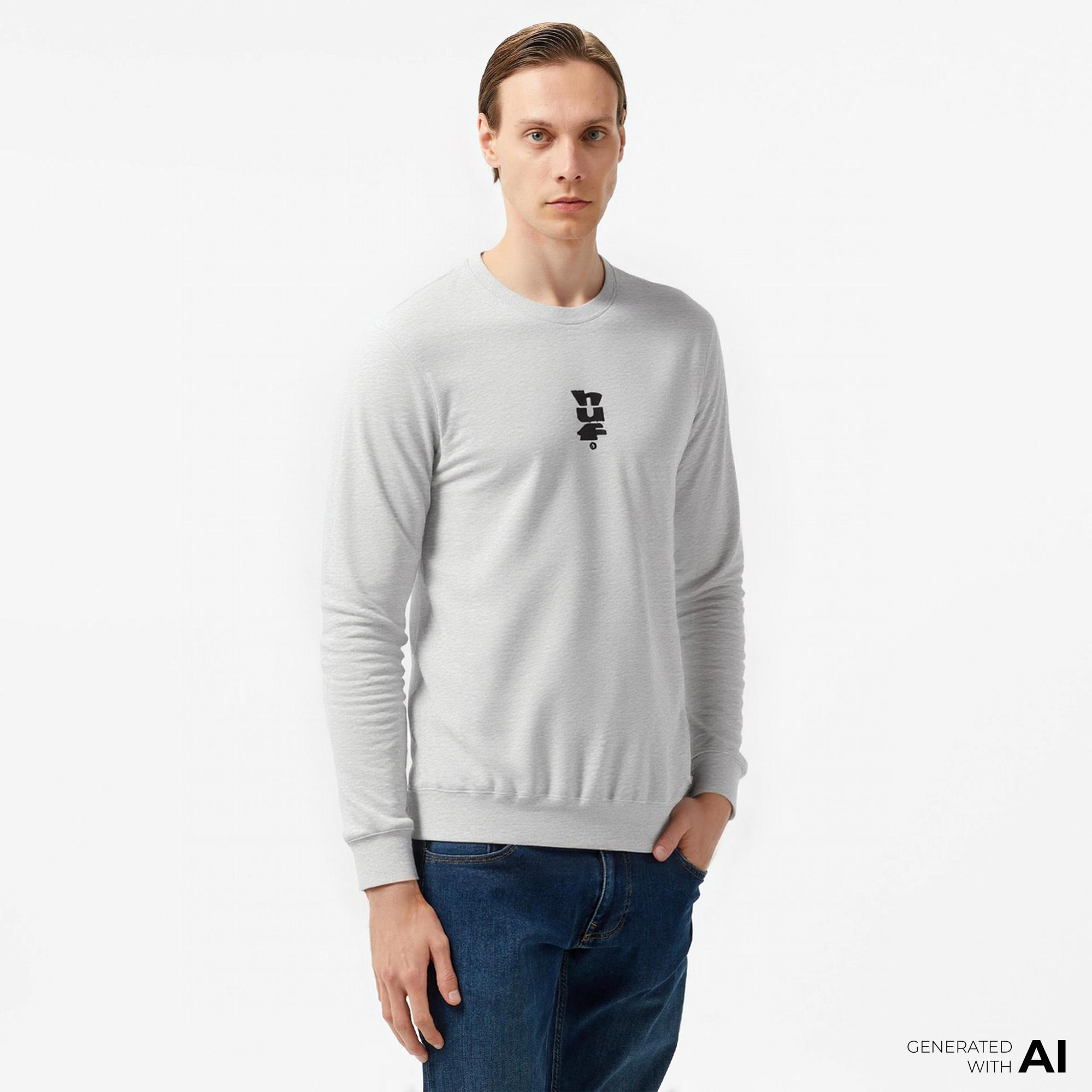 HUF Set Megablast Erkek Gri Sweatshirt