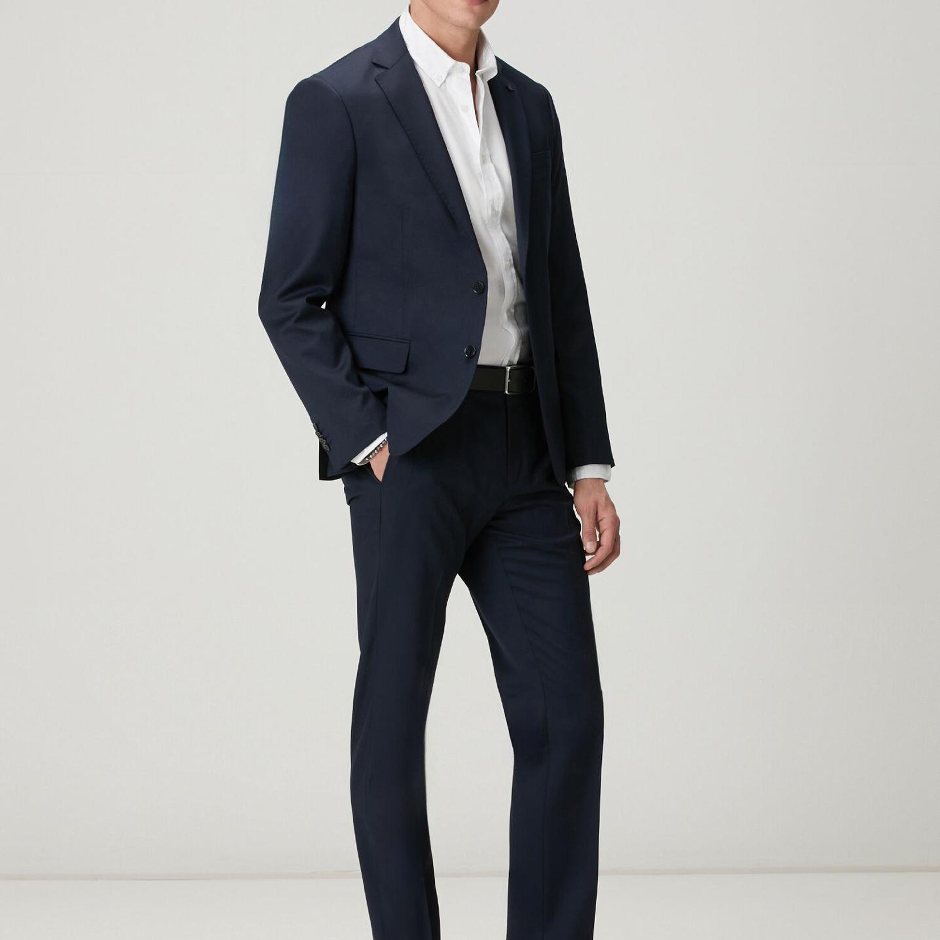 Beymen Club Erkek Slim Fit Beyaz Oxford Gömlek