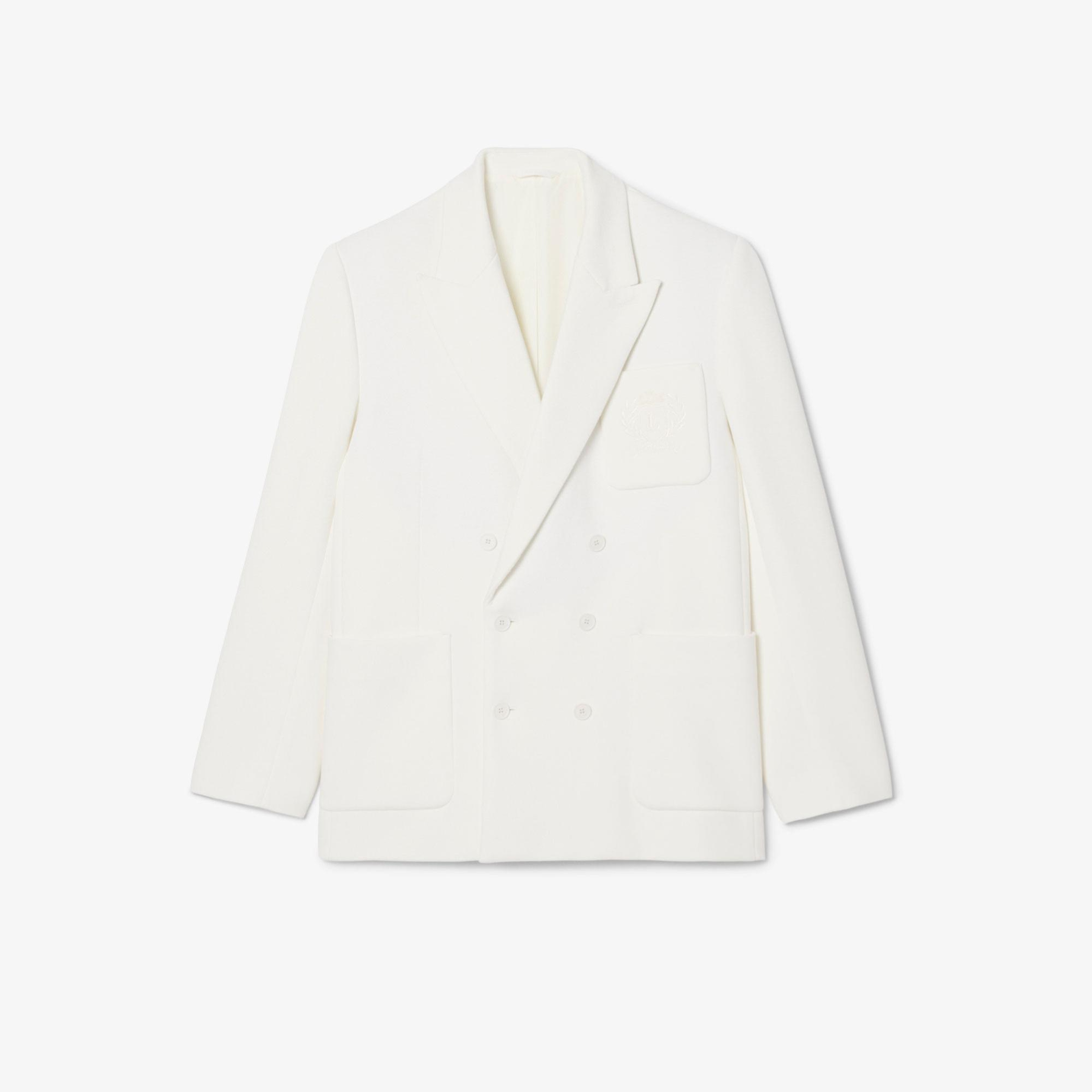 Lacoste Erkek Beyaz Blazer Ceket