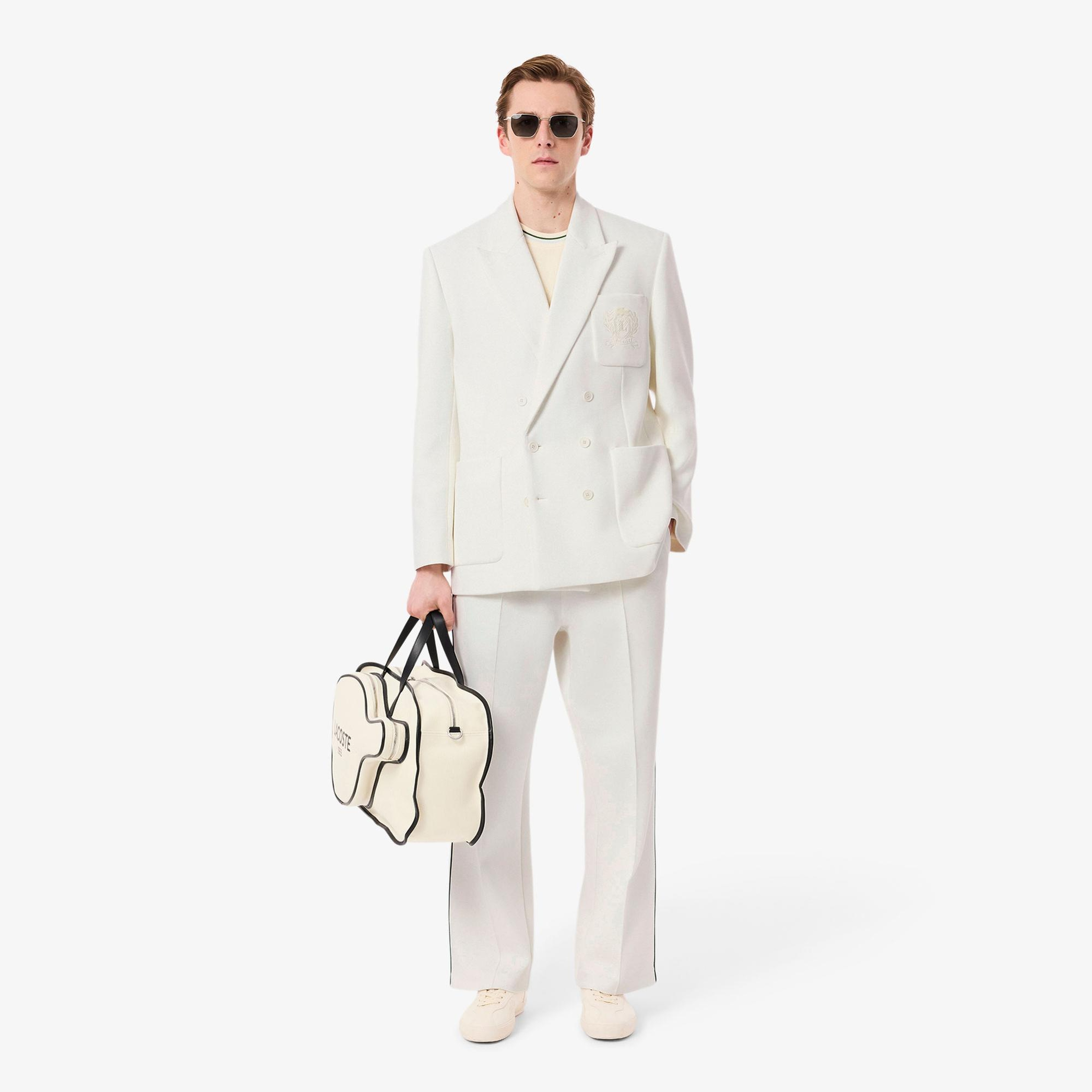 Lacoste Erkek Beyaz Blazer Ceket