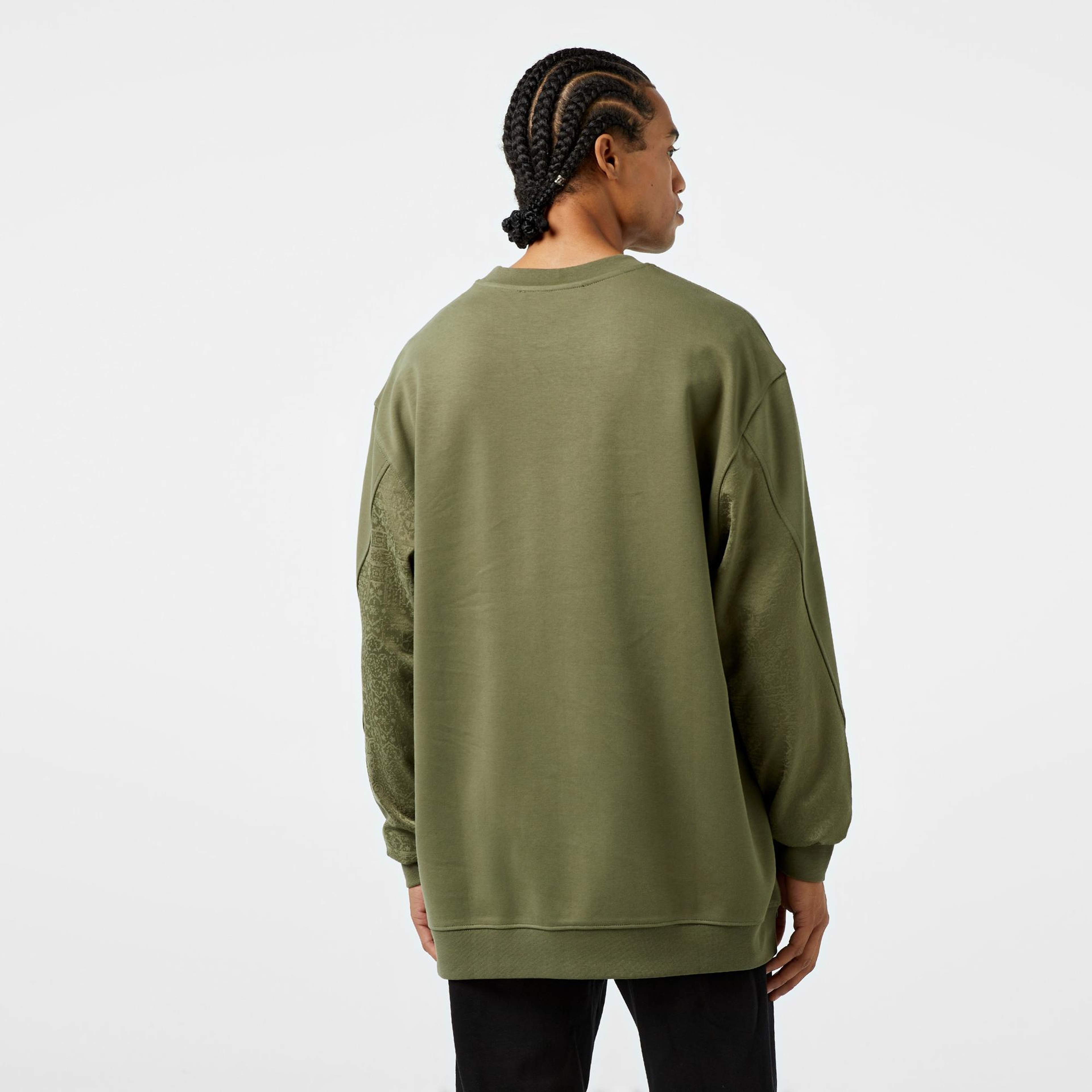 Les Benjamins 405 Erkek Haki Sweatshirt