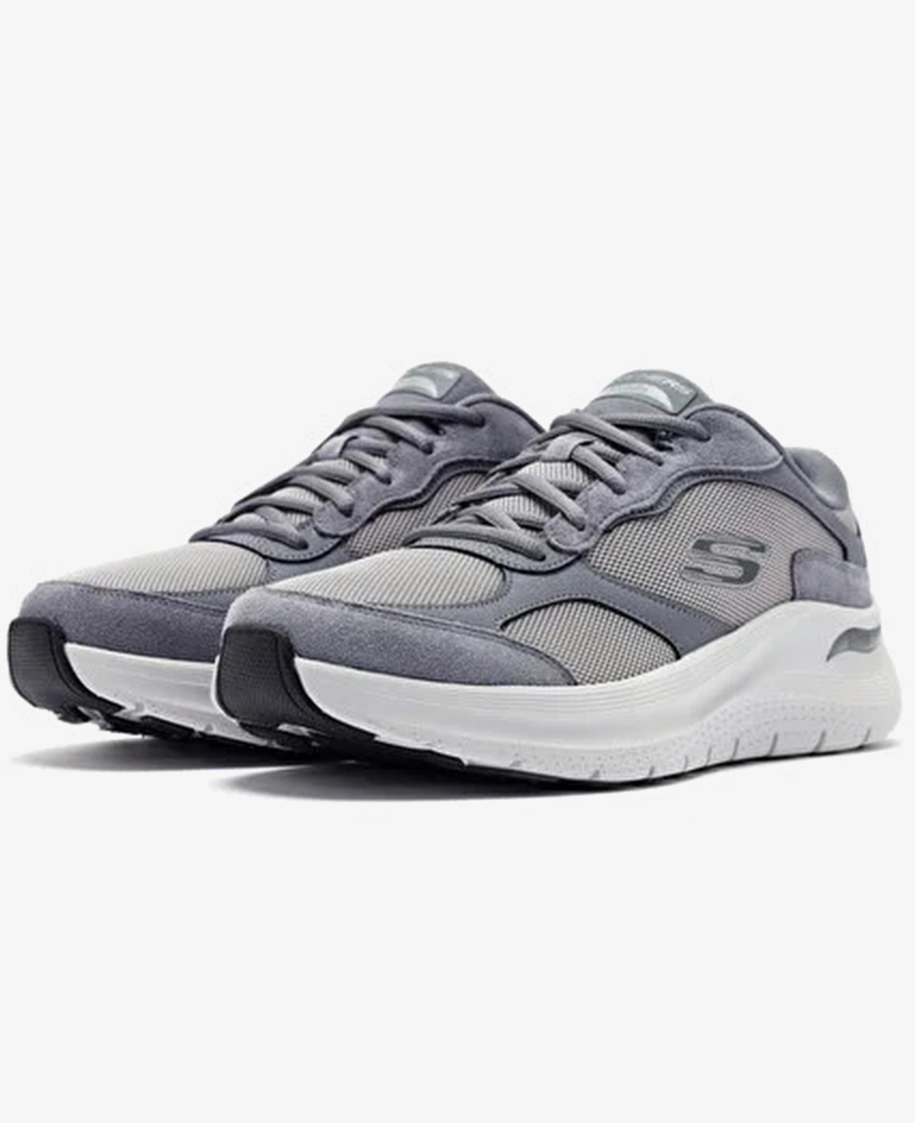 Skechers Arch Fit 2.0 The Keep Erkek Gri Spor Ayakkabı