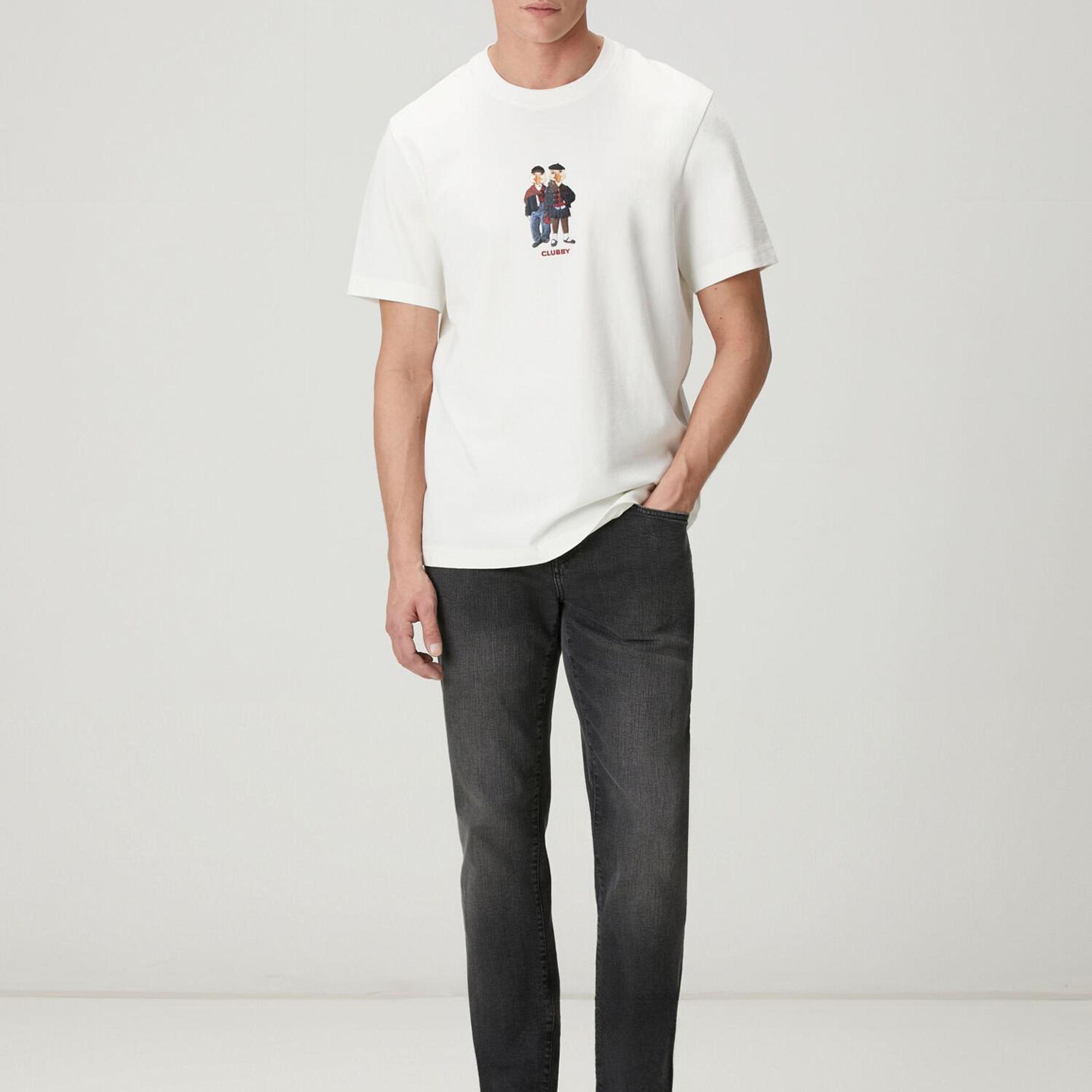 Beymen Club Erkek Slim Fit Antrasit Jean Pantolon