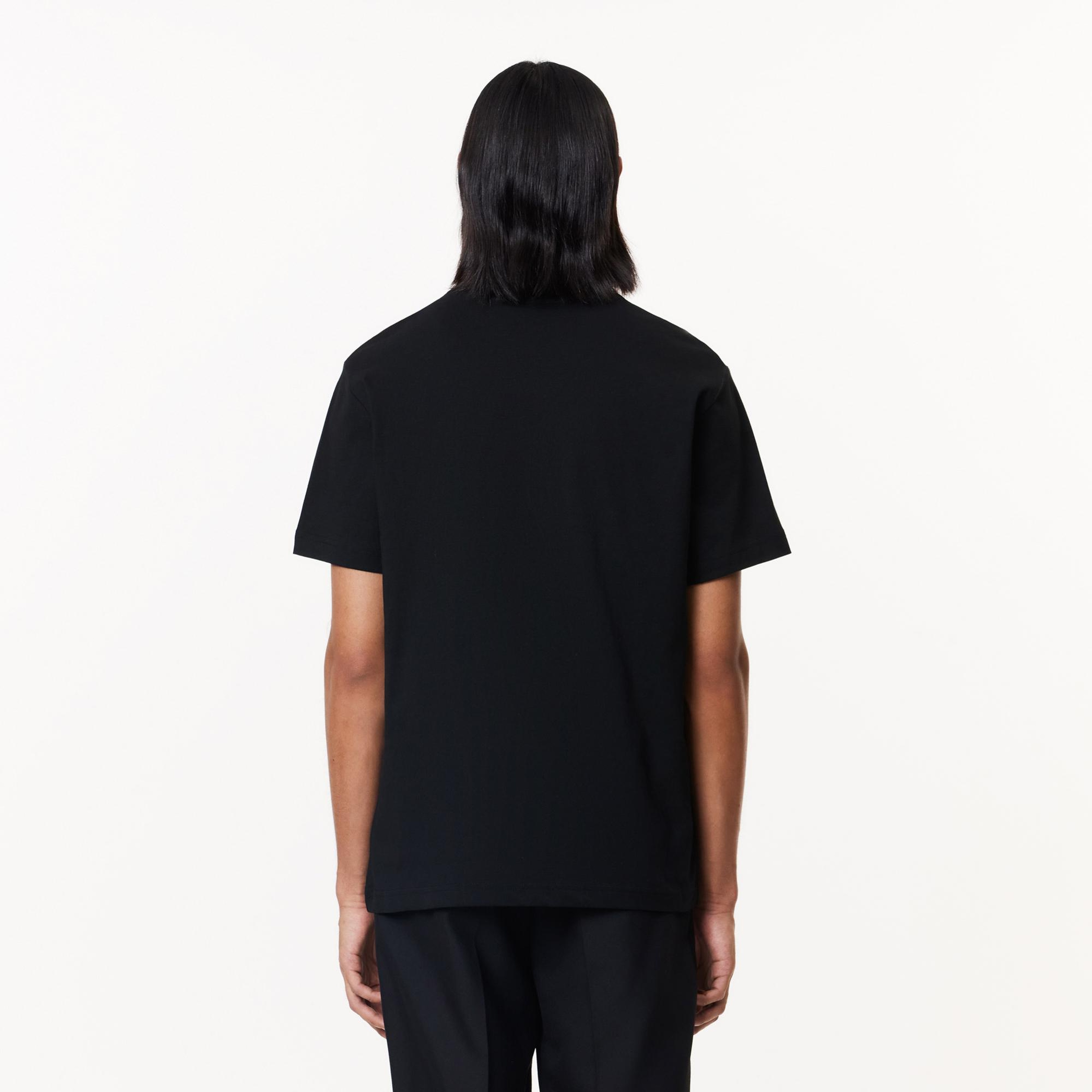 Lacoste Classic Fit Erkek Siyah T-Shirt