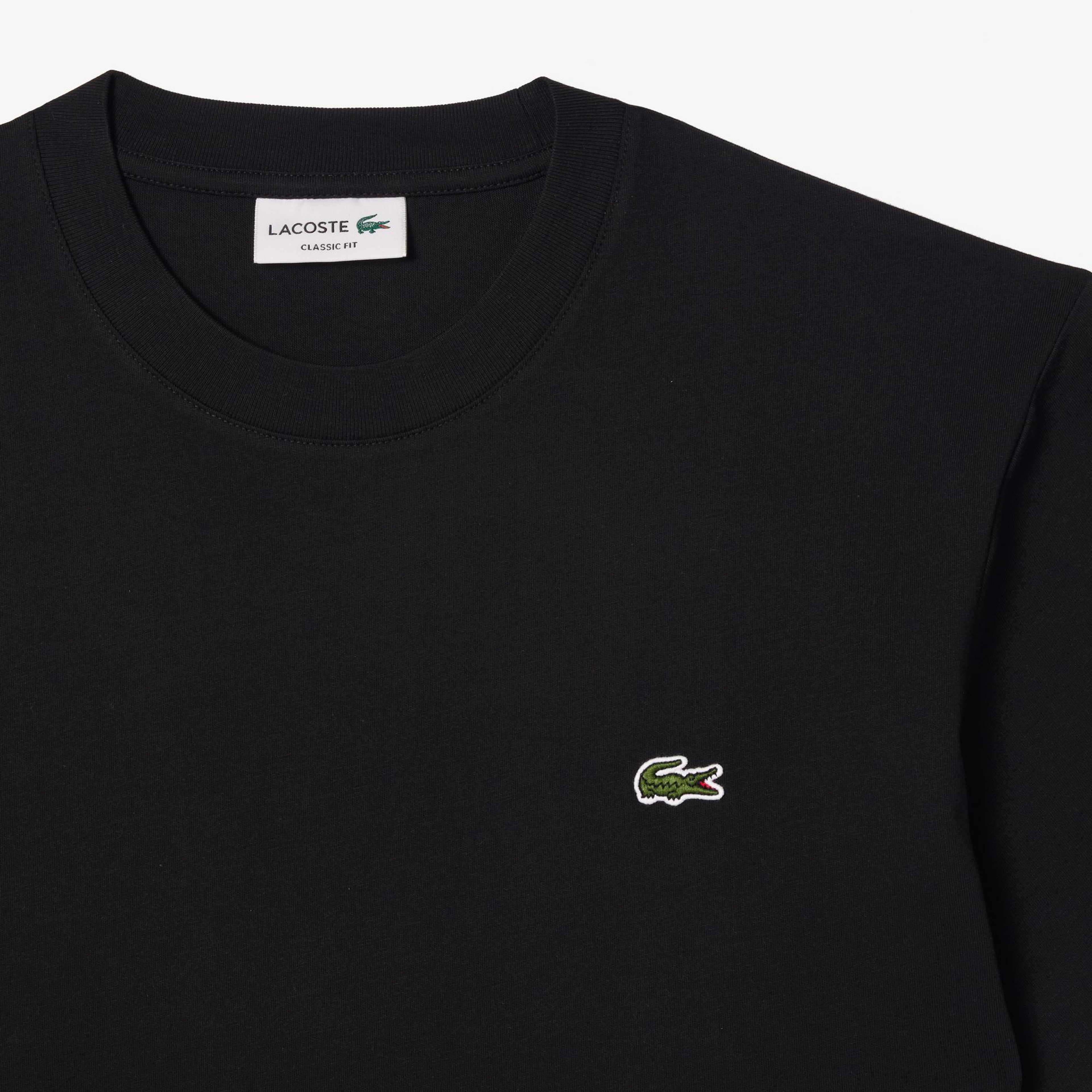 Lacoste Classic Fit Erkek Siyah T-Shirt