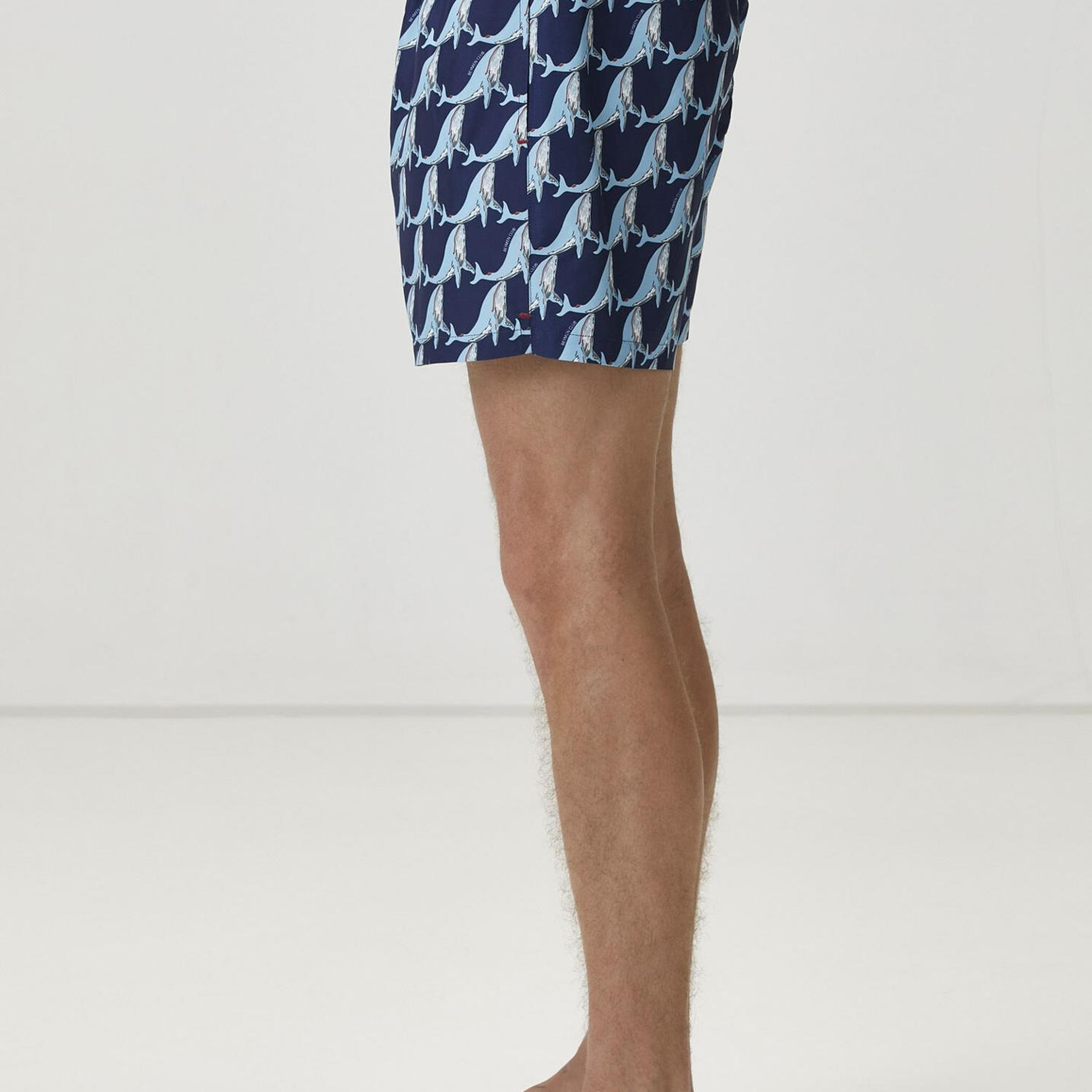 Beymen Club Erkek Lacivert Balina Desenli Mayo