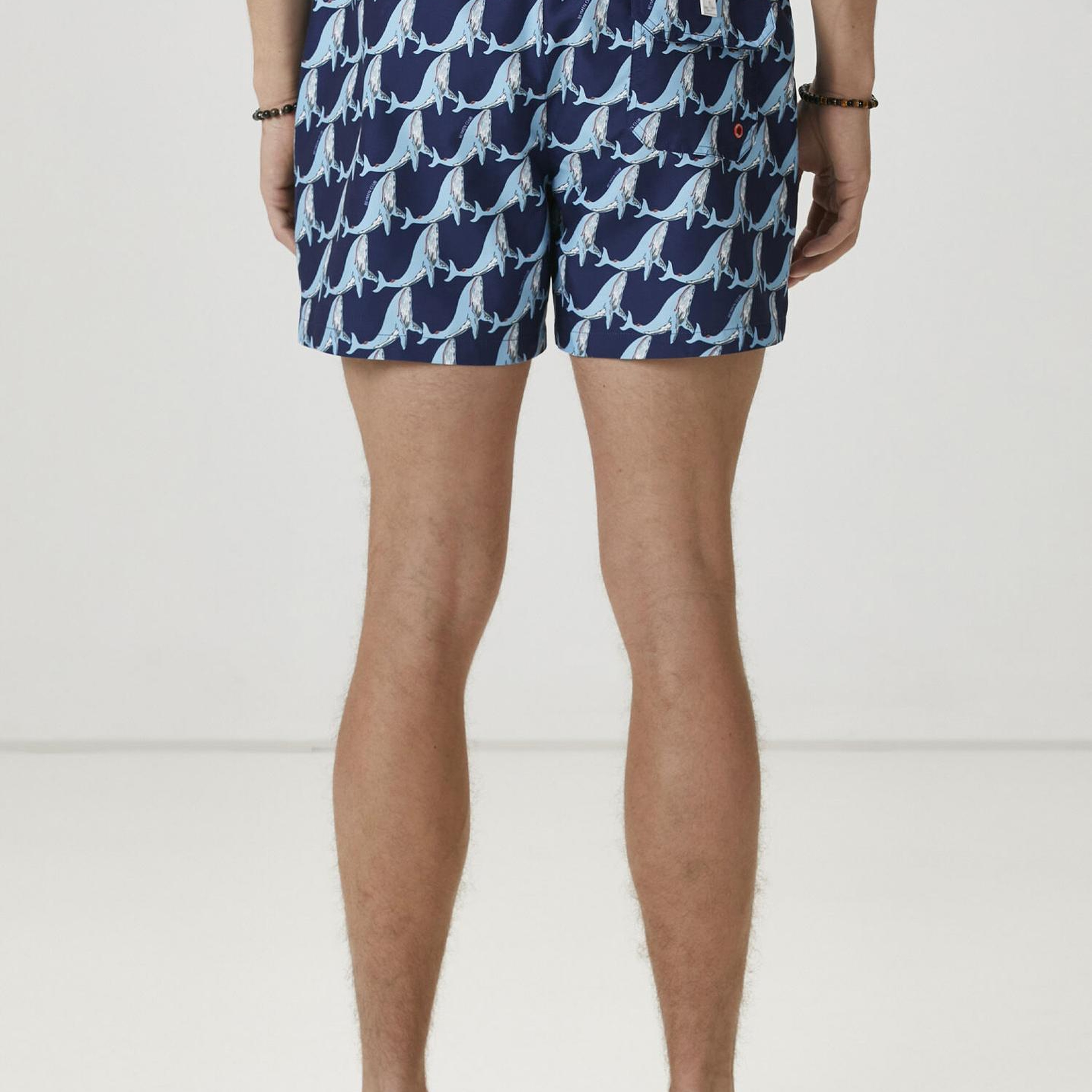 Beymen Club Erkek Lacivert Balina Desenli Mayo