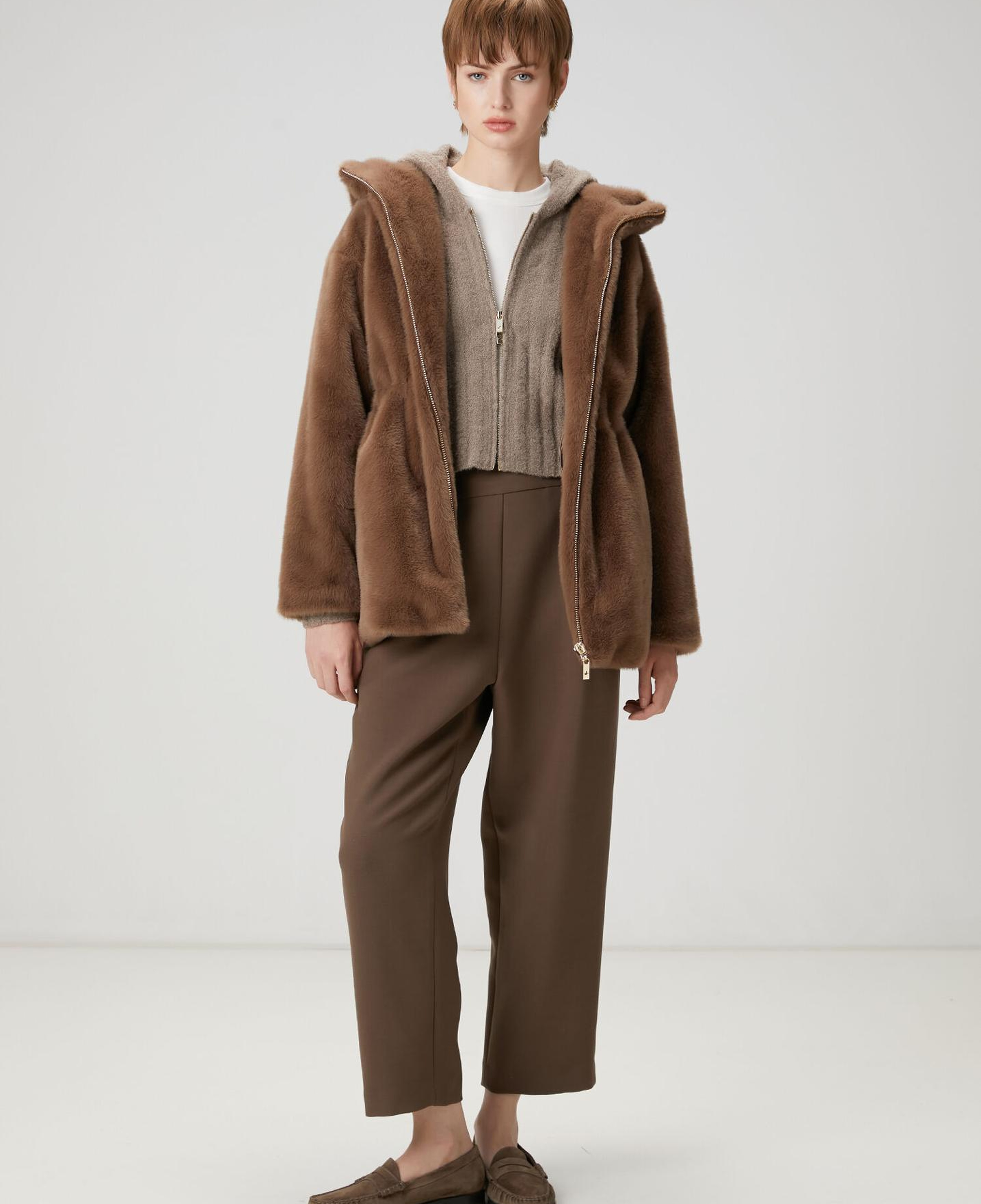 Beymen Club Kadın Vizon Kapüşonlu Mont