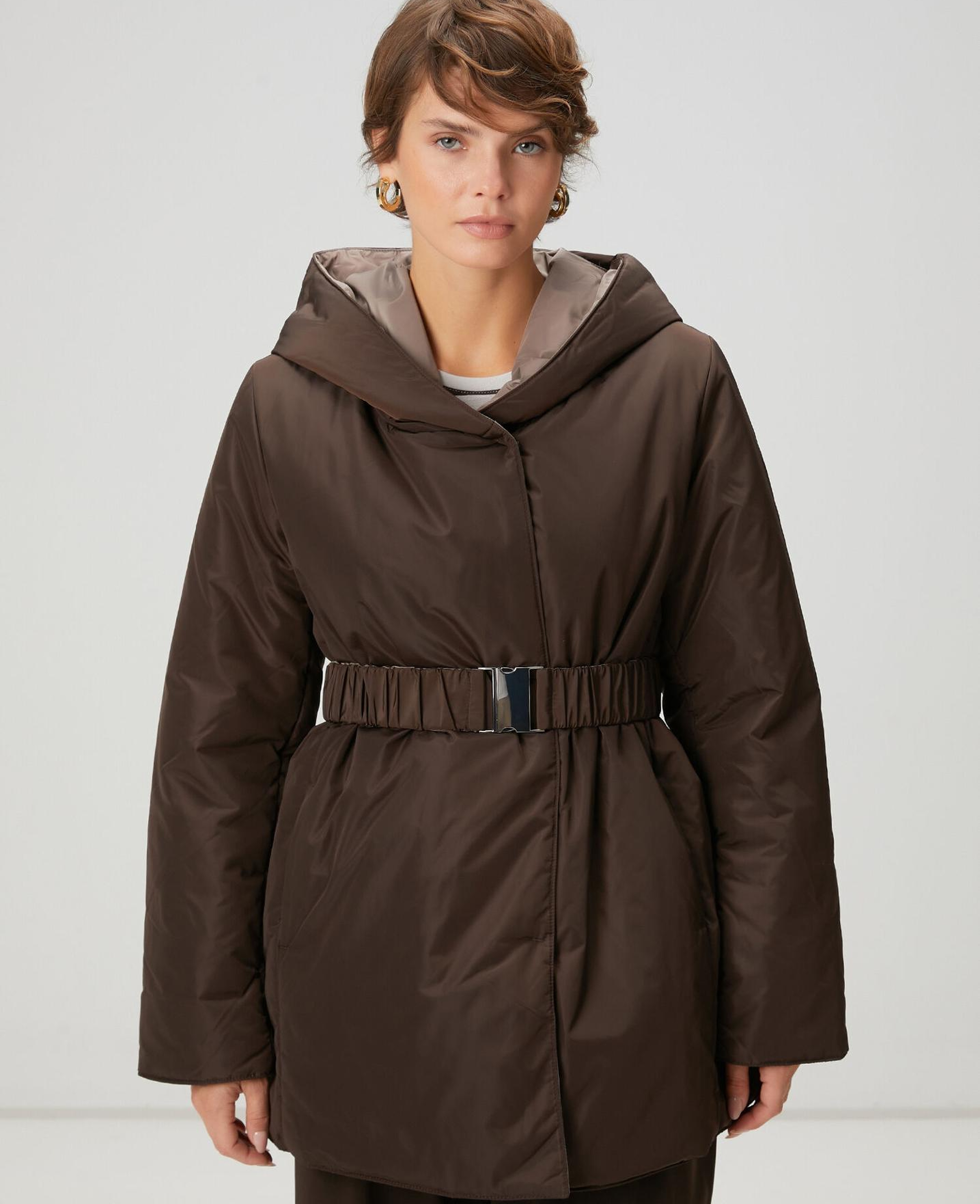 Beymen Club Kadın Kahverengi Çift Taraflı Mont