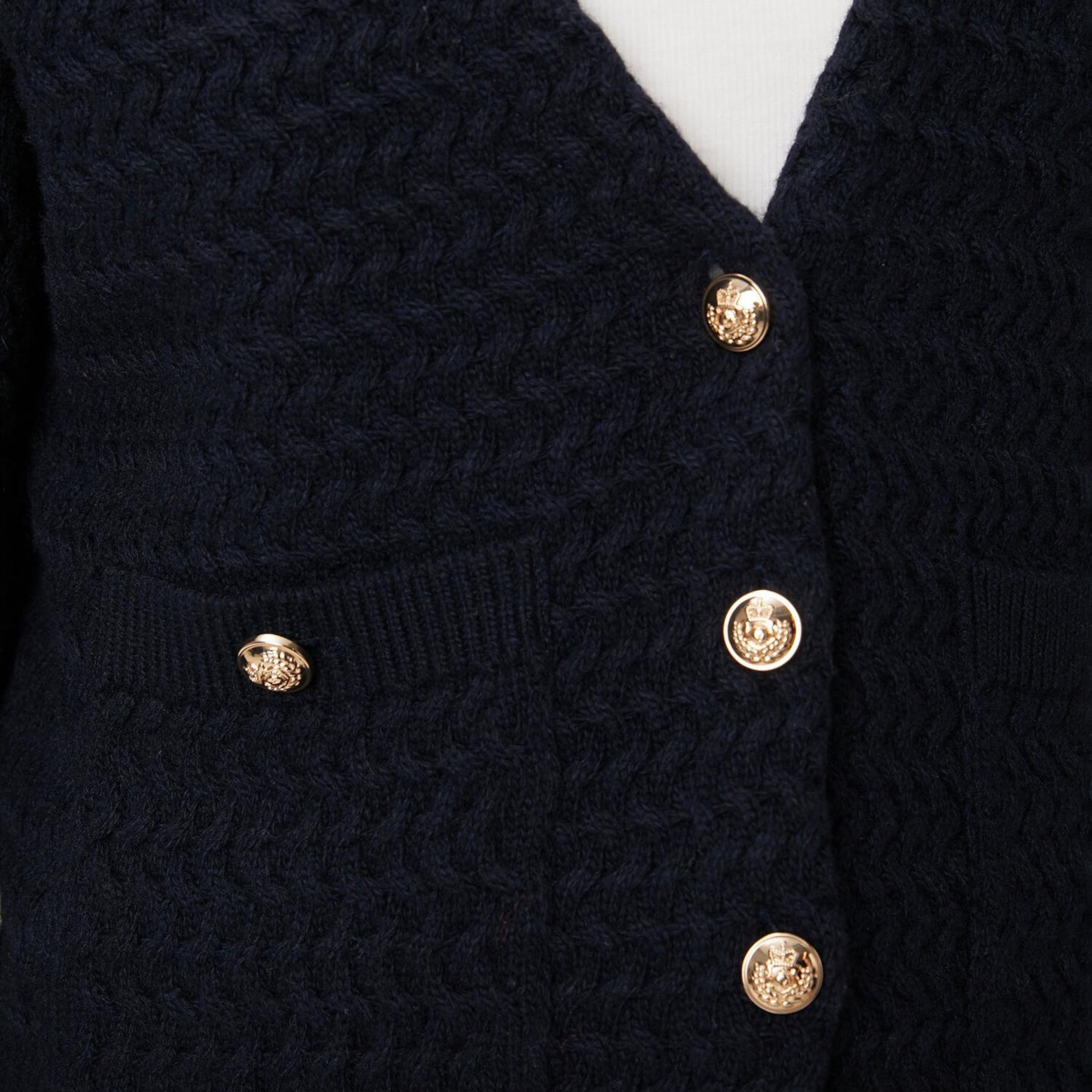 Beymen Club Kadın Lacivert Yün Triko Ceket