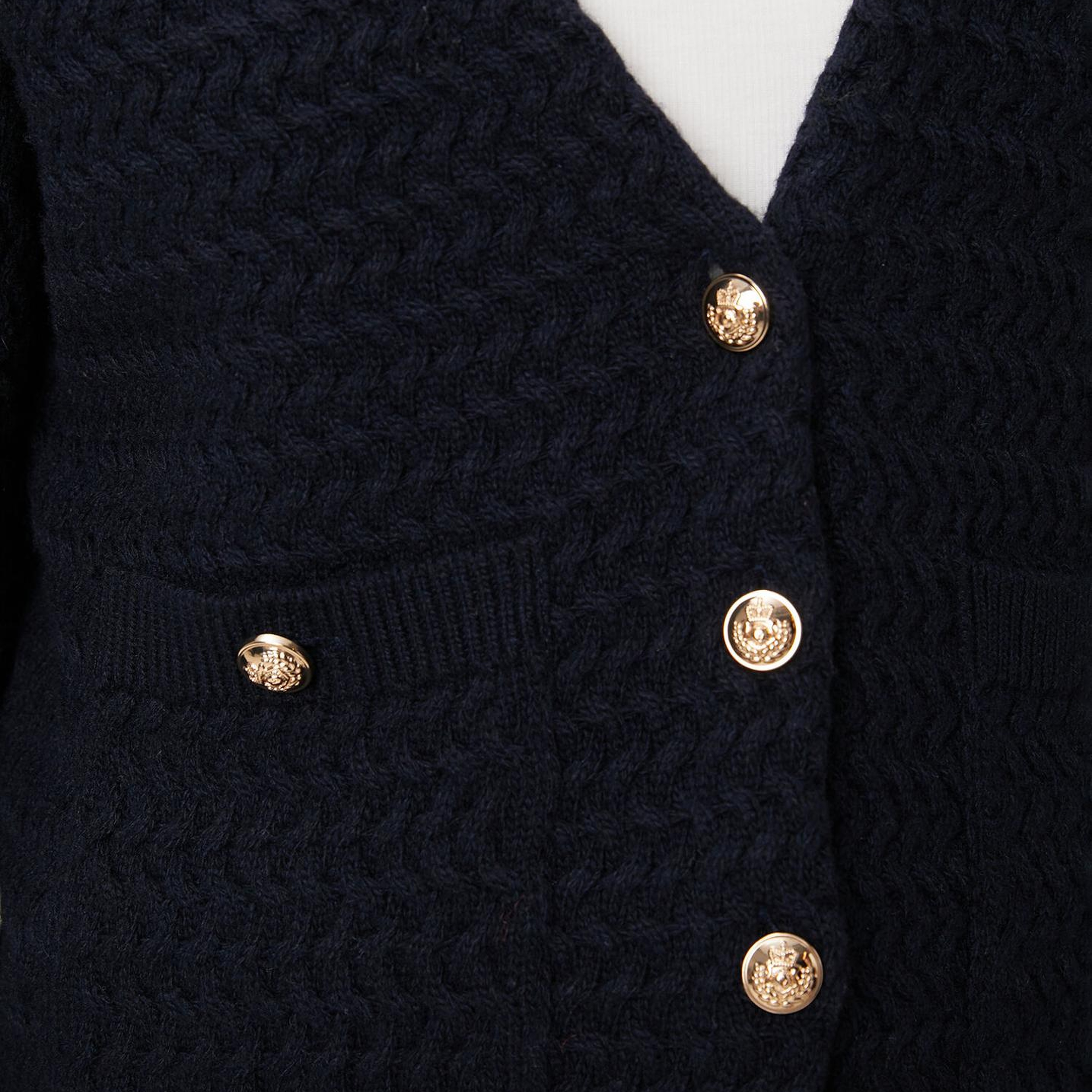 Beymen Club Kadın Lacivert Yün Triko Ceket