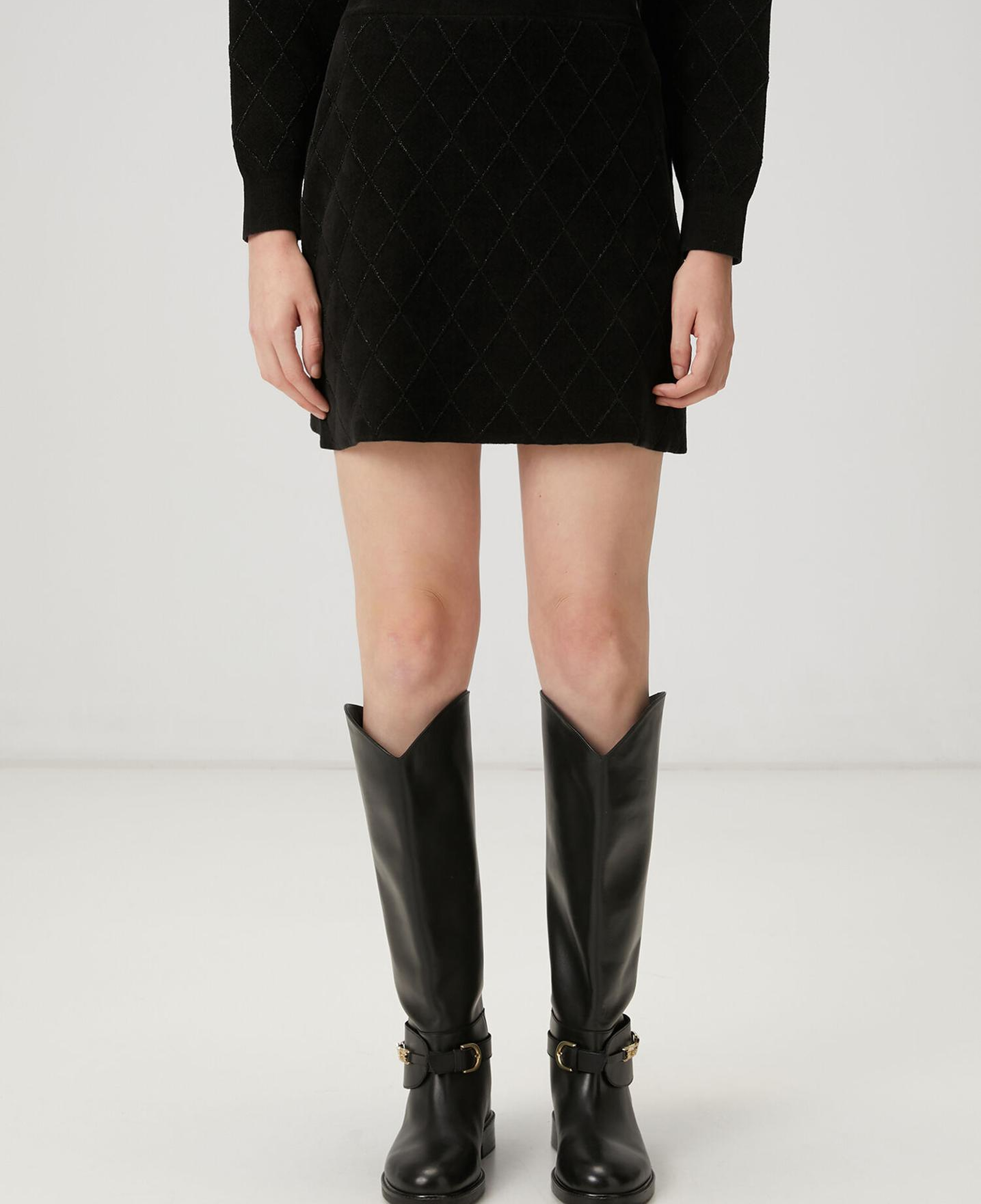 Beymen Club Kadın Siyah Mini Triko Etek