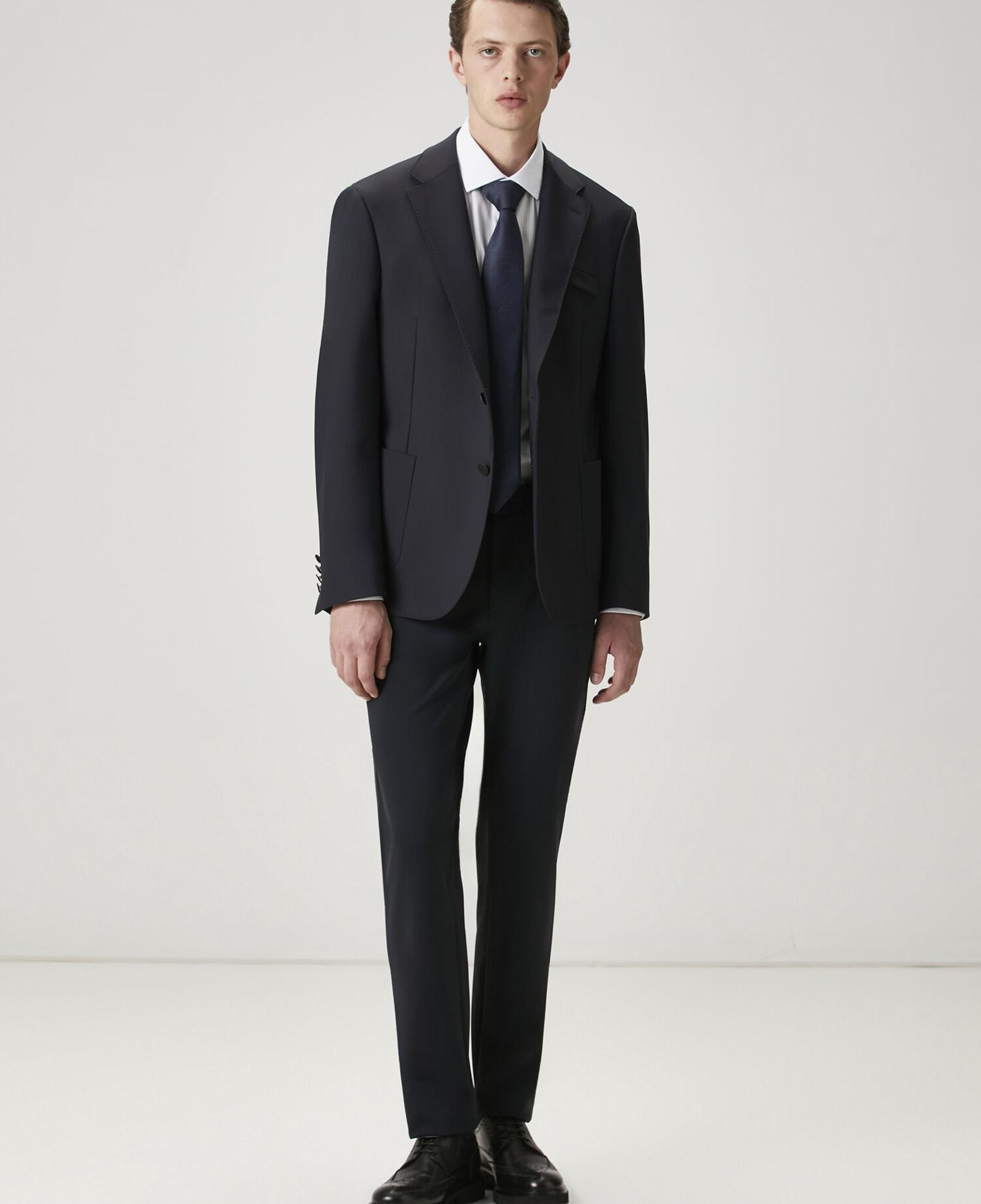 Beymen Club Erkek Comfort Fit Non Iron Mavi Beyaz Çizgili Gömlek