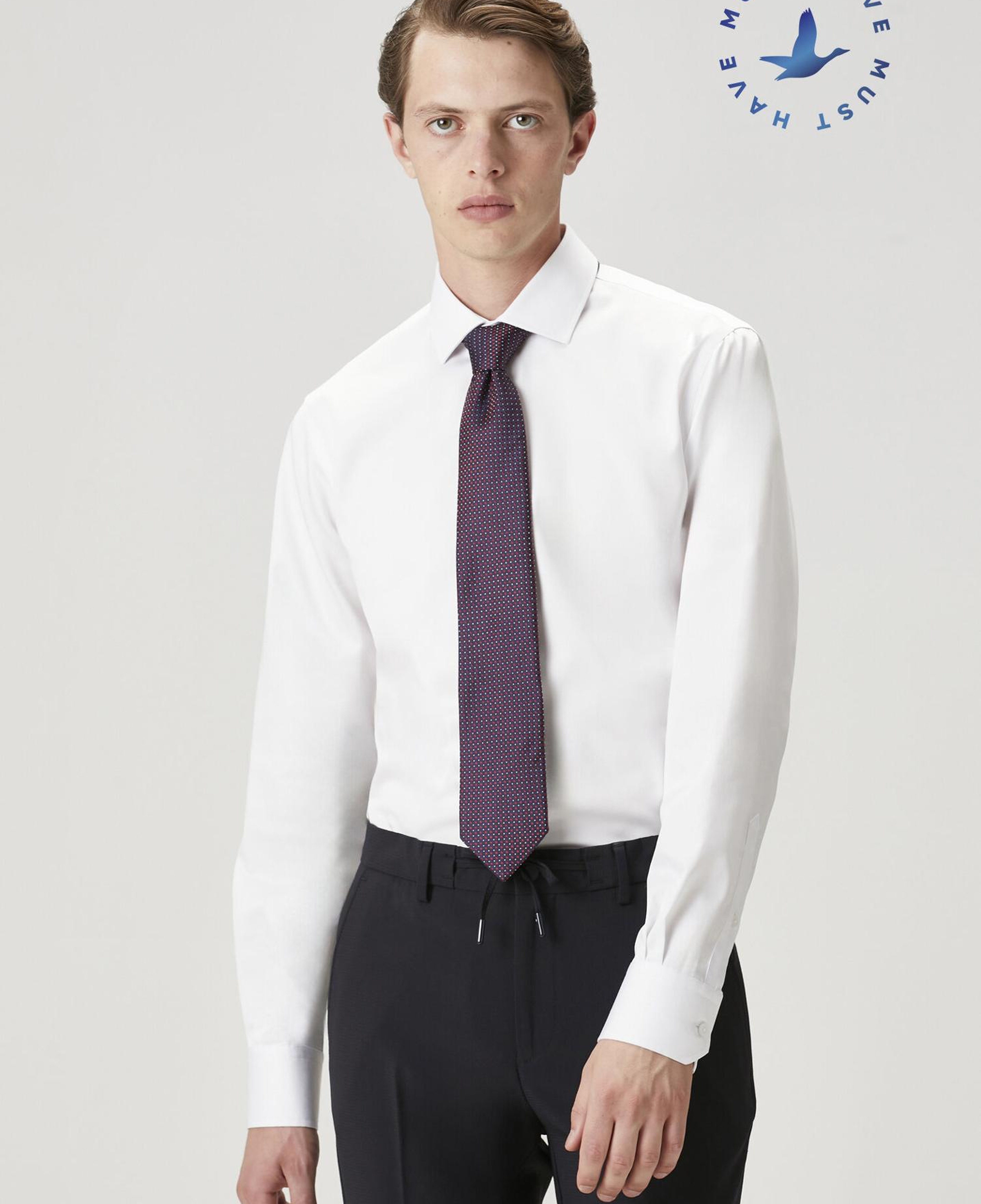 Beymen Club Erkek Custom Fit Beyaz Non-Iron Gömlek