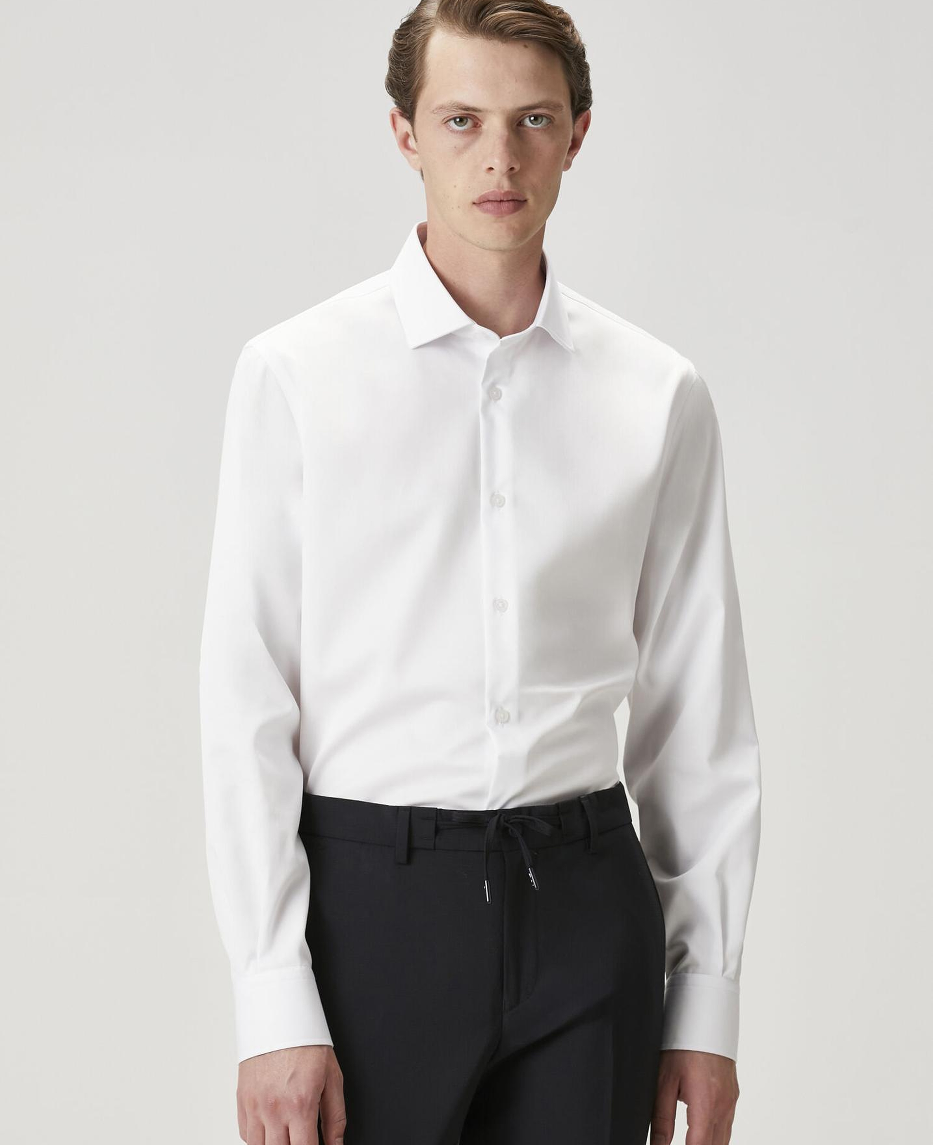 Beymen Club Erkek Custom Fit Beyaz Non-Iron Gömlek