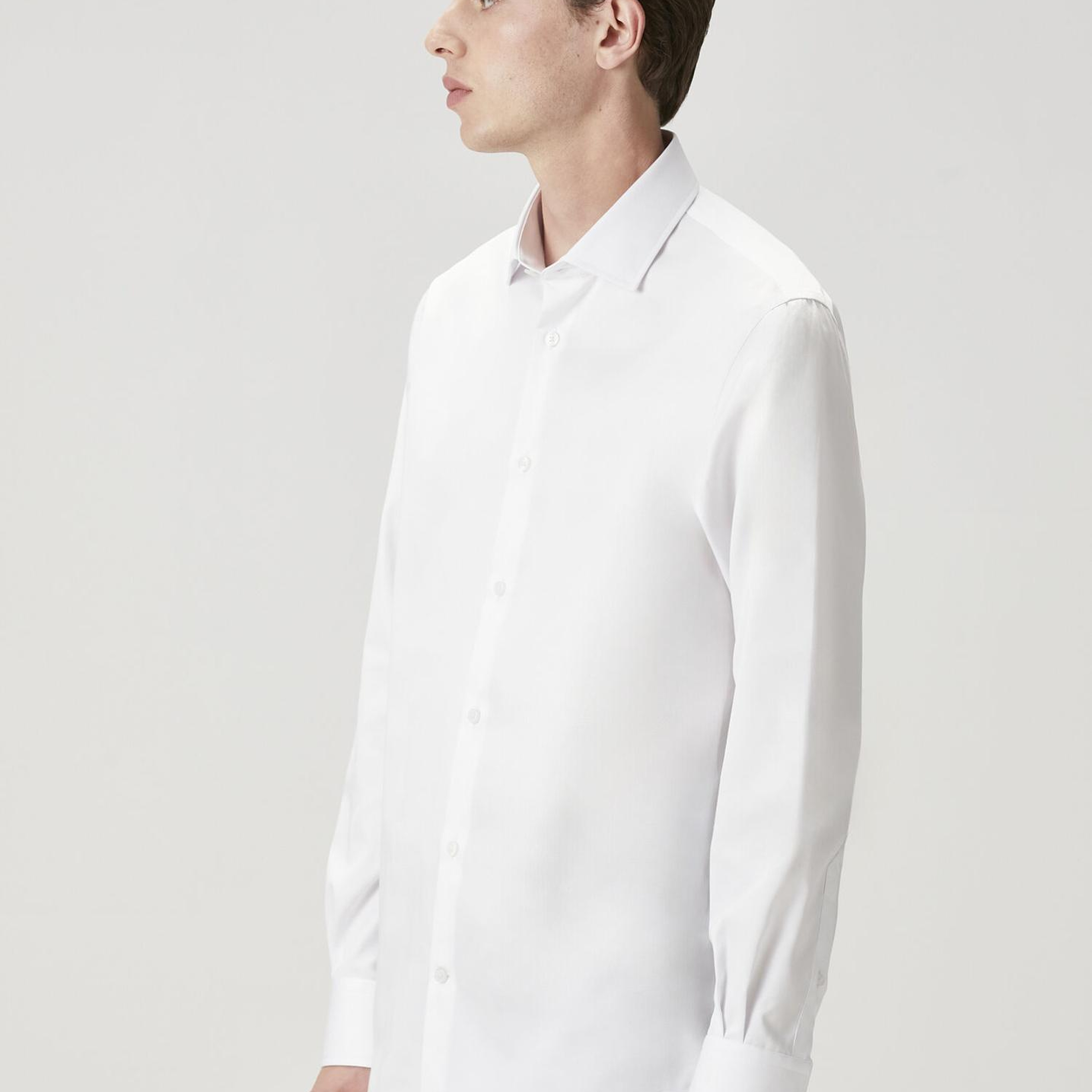 Beymen Club Erkek Custom Fit Beyaz Non-Iron Gömlek