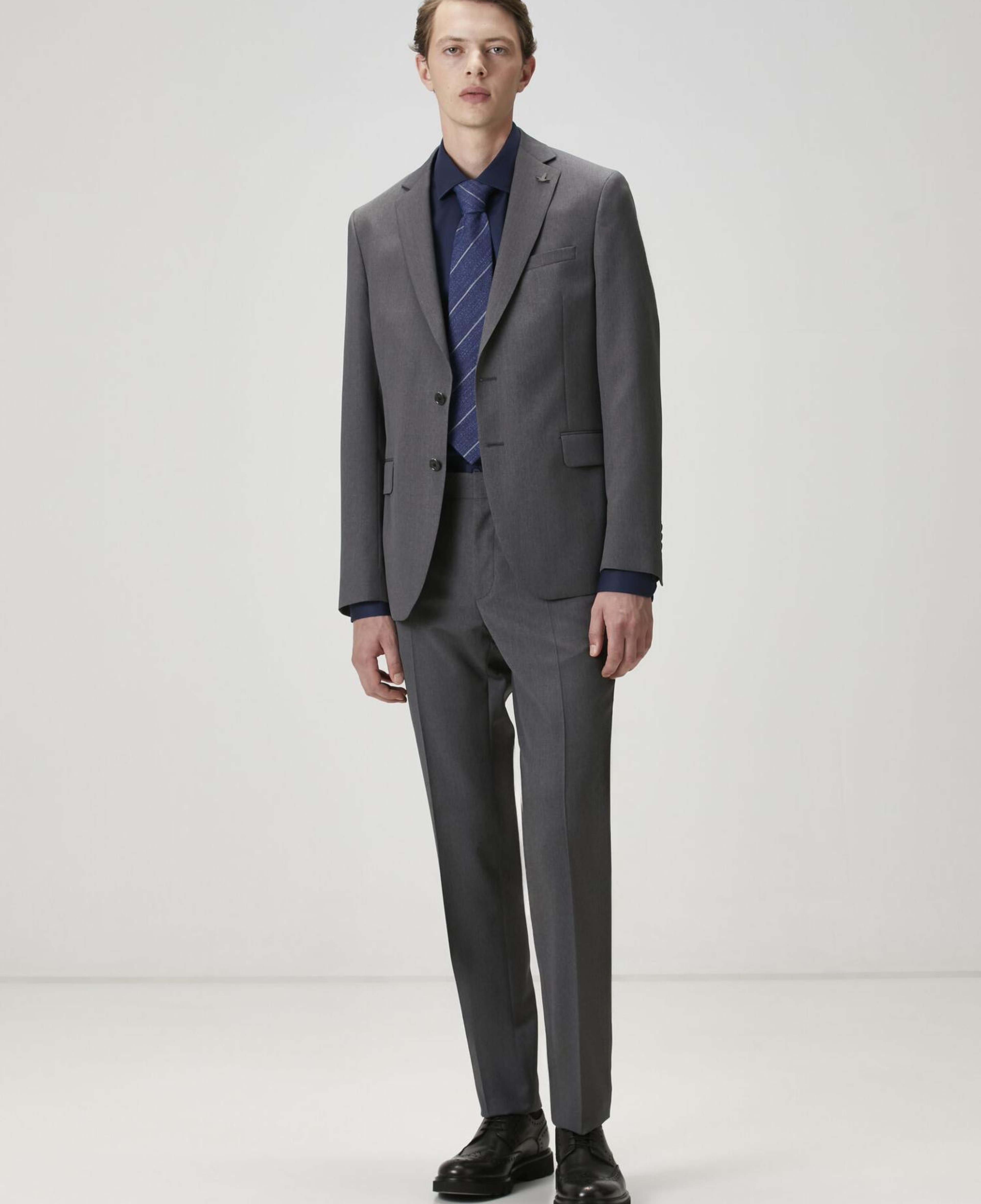 Beymen Club Erkek Custom Fit Lacivert Non-iron Gömlek