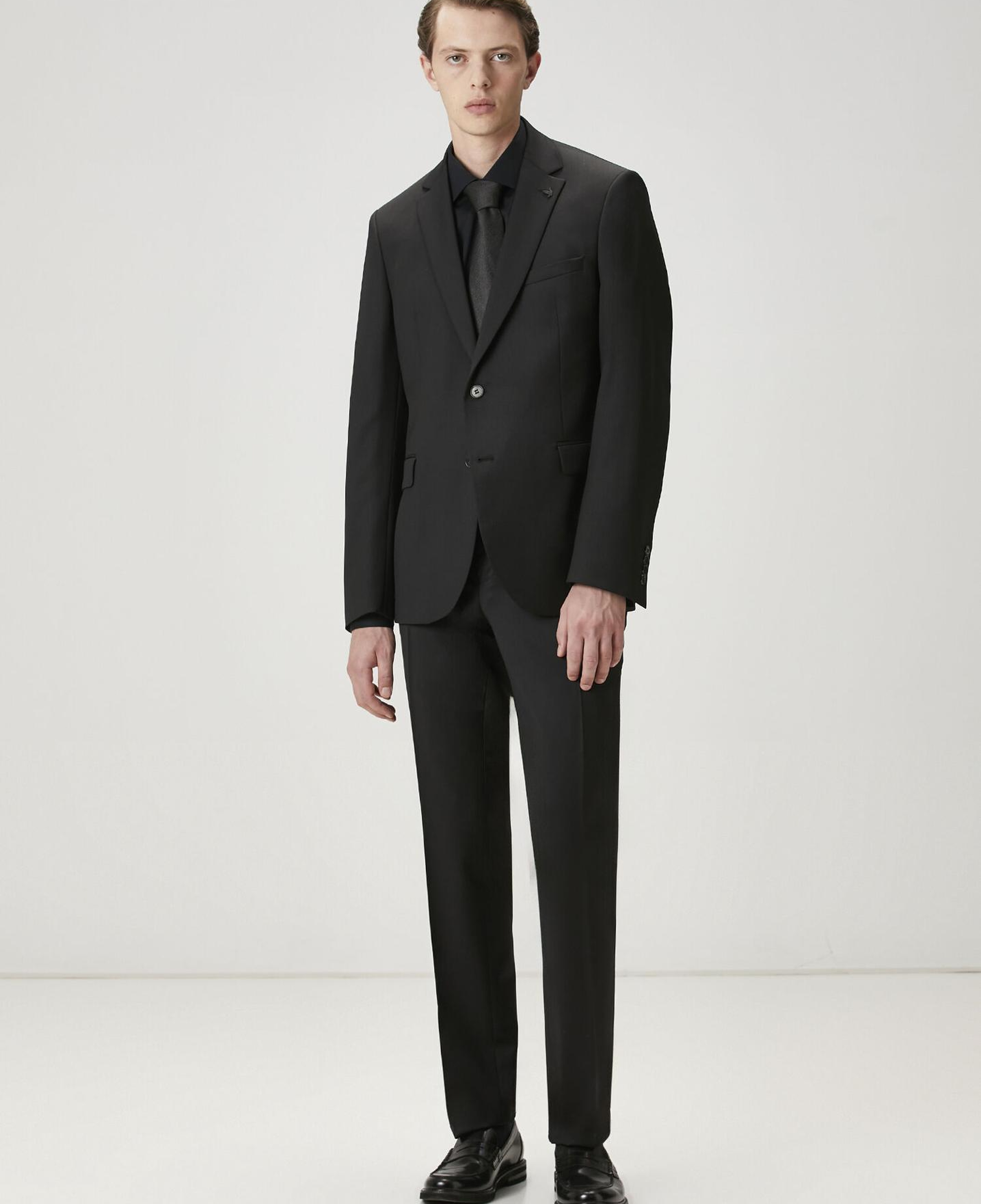 Beymen Club Erkek Custom Fit Siyah Non-iron Gömlek