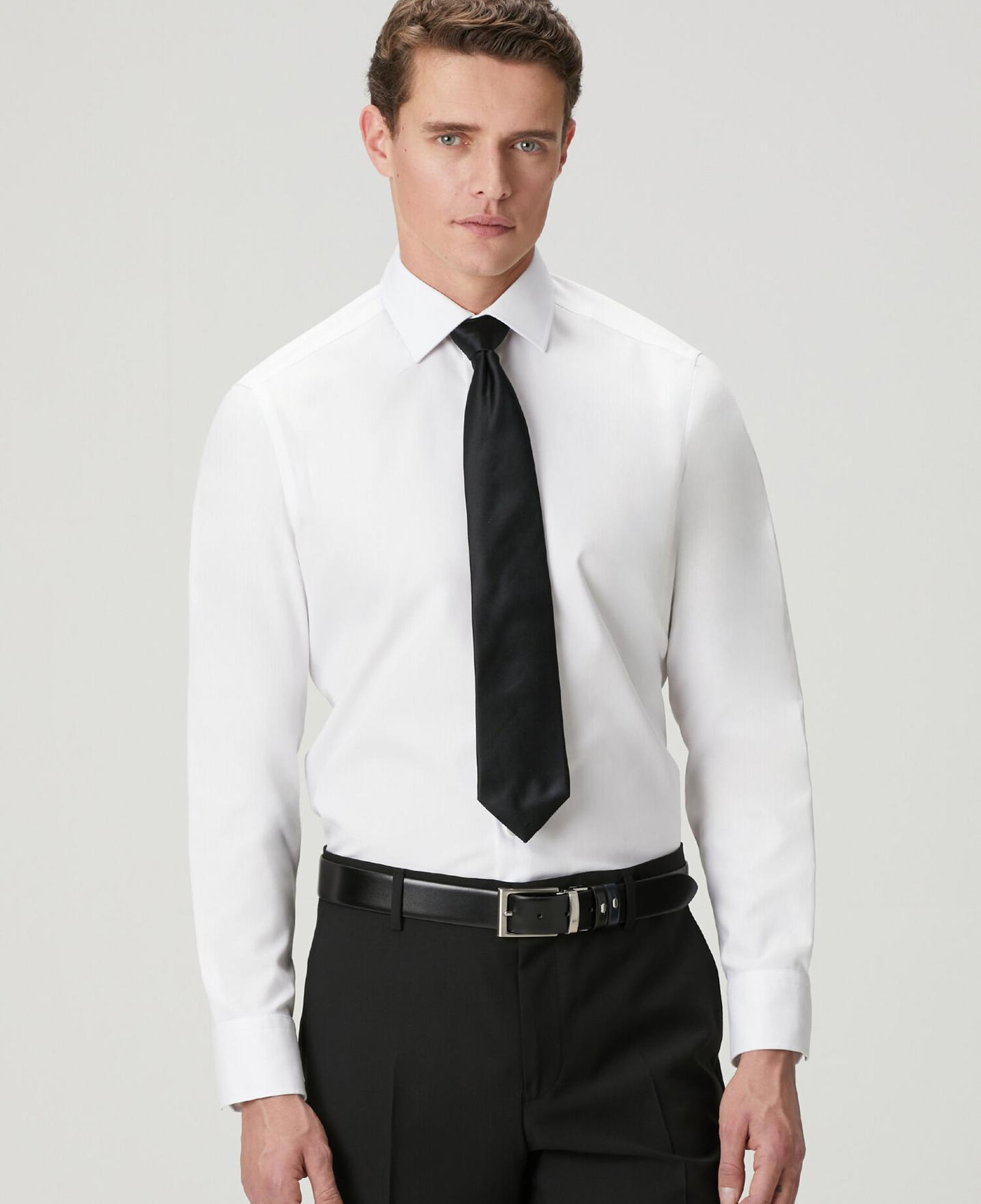 Beymen Club Erkek Comfort Fit Beyaz Klasik Non-iron Oxford Gömlek