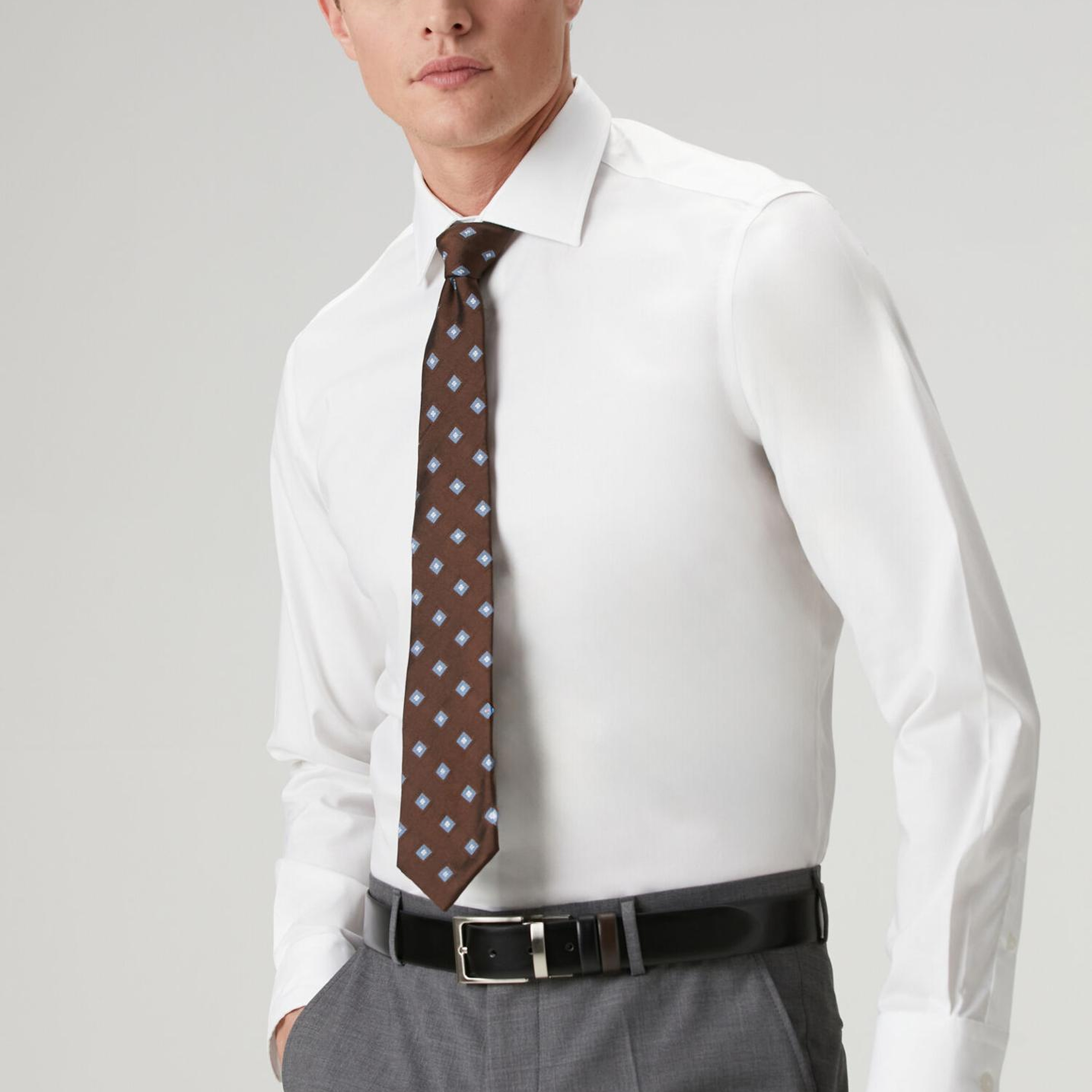 Beymen Club Erkek Beyaz Twill Comfort Fit Non- Iron Gömlek